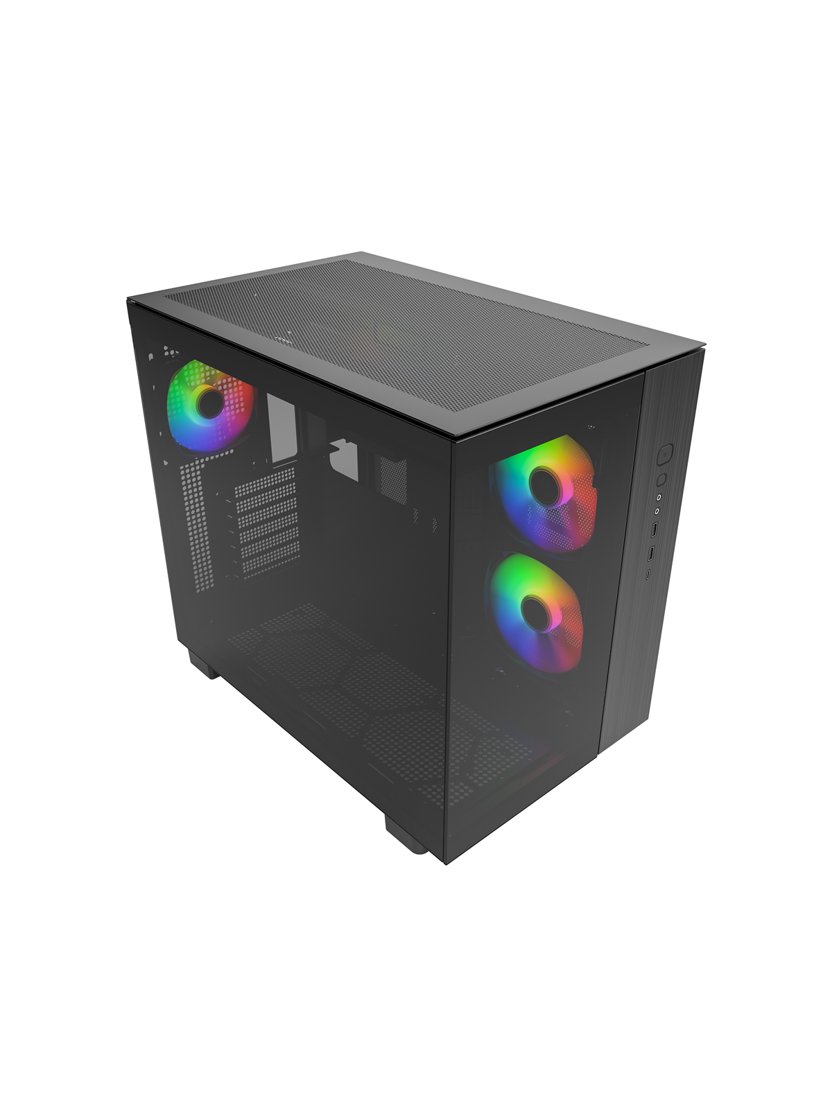 Montech KING 65 Pro - Kabinet - Miditower - Sort, Kabinet