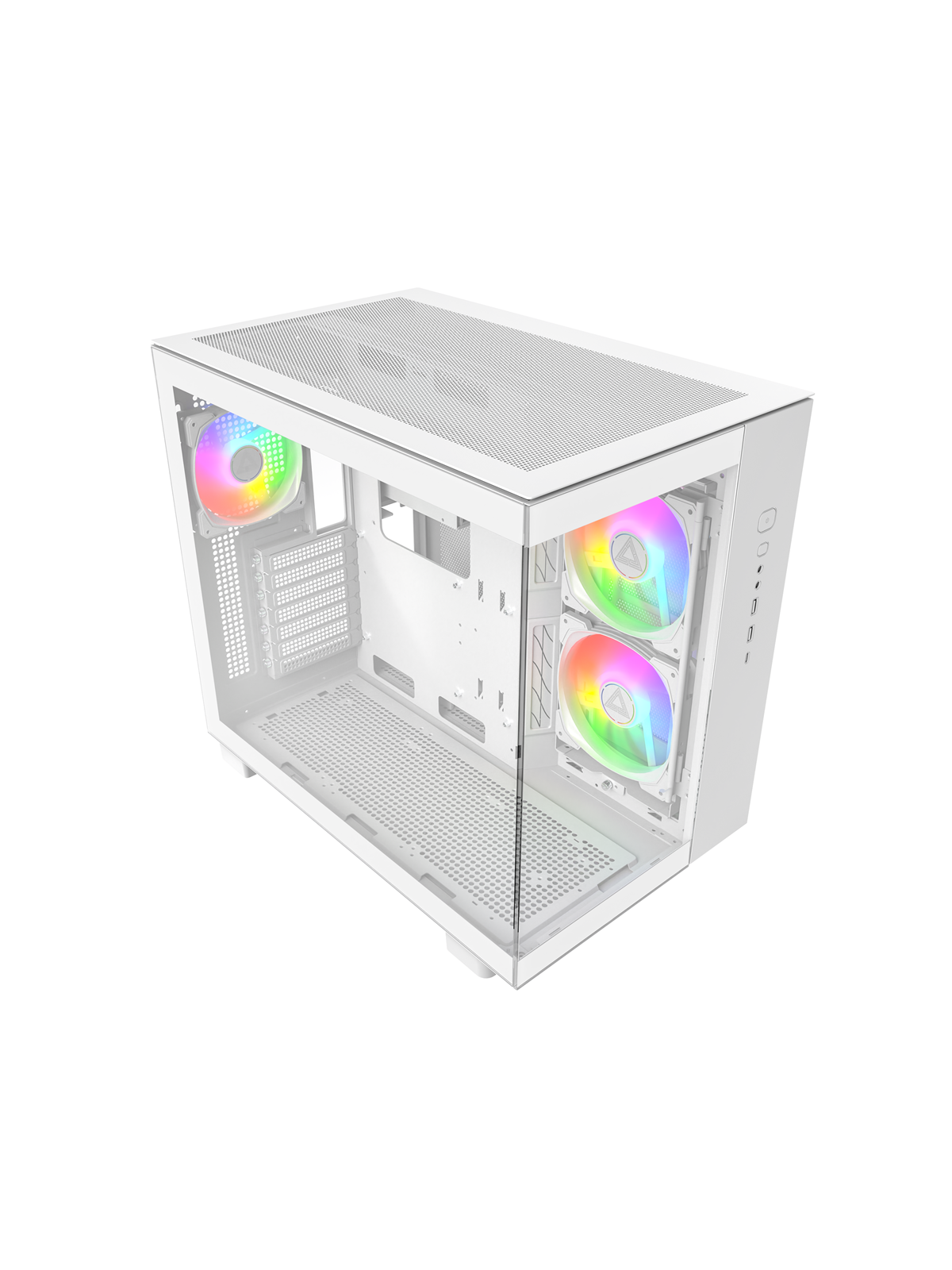 Montech KING 65 Pro White - Kabinet - Miditower - Hvid, Kabinet