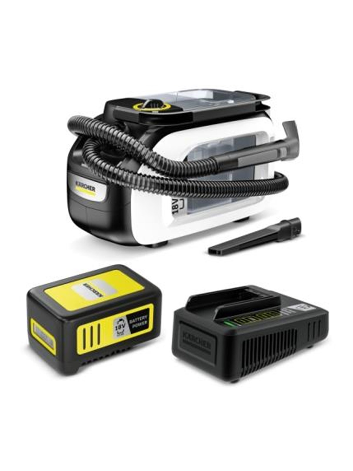 Kärcher Tæpperenser SE 3-18 Compact Home Batterisæt 5.0-F, Tæpperenser