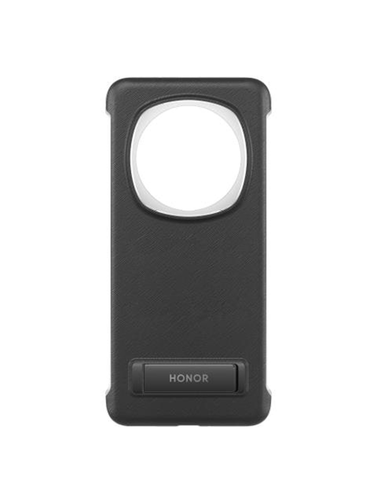 Honor Magic6 Pro PU Bracket Case - Black, Mobilcover