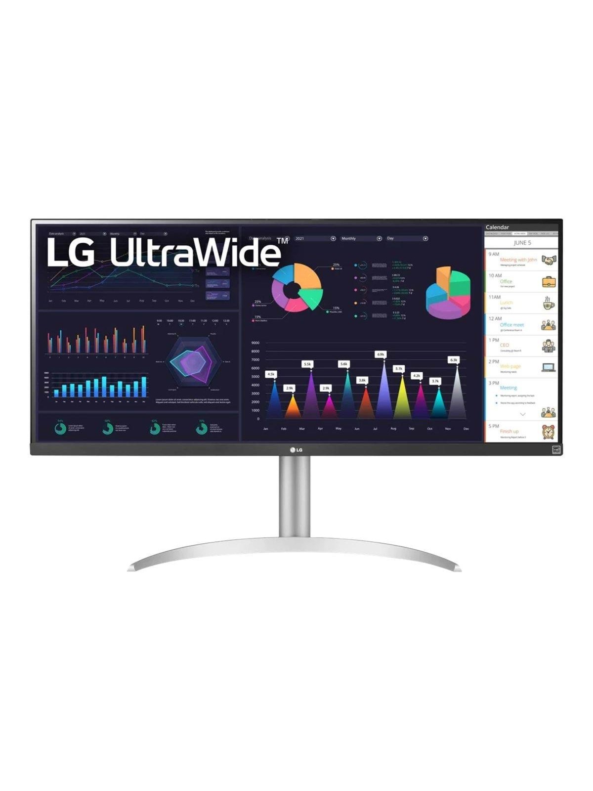 34" LG 34WQ650-W - 2560x1080 - 100Hz - IPS, Computerskærm