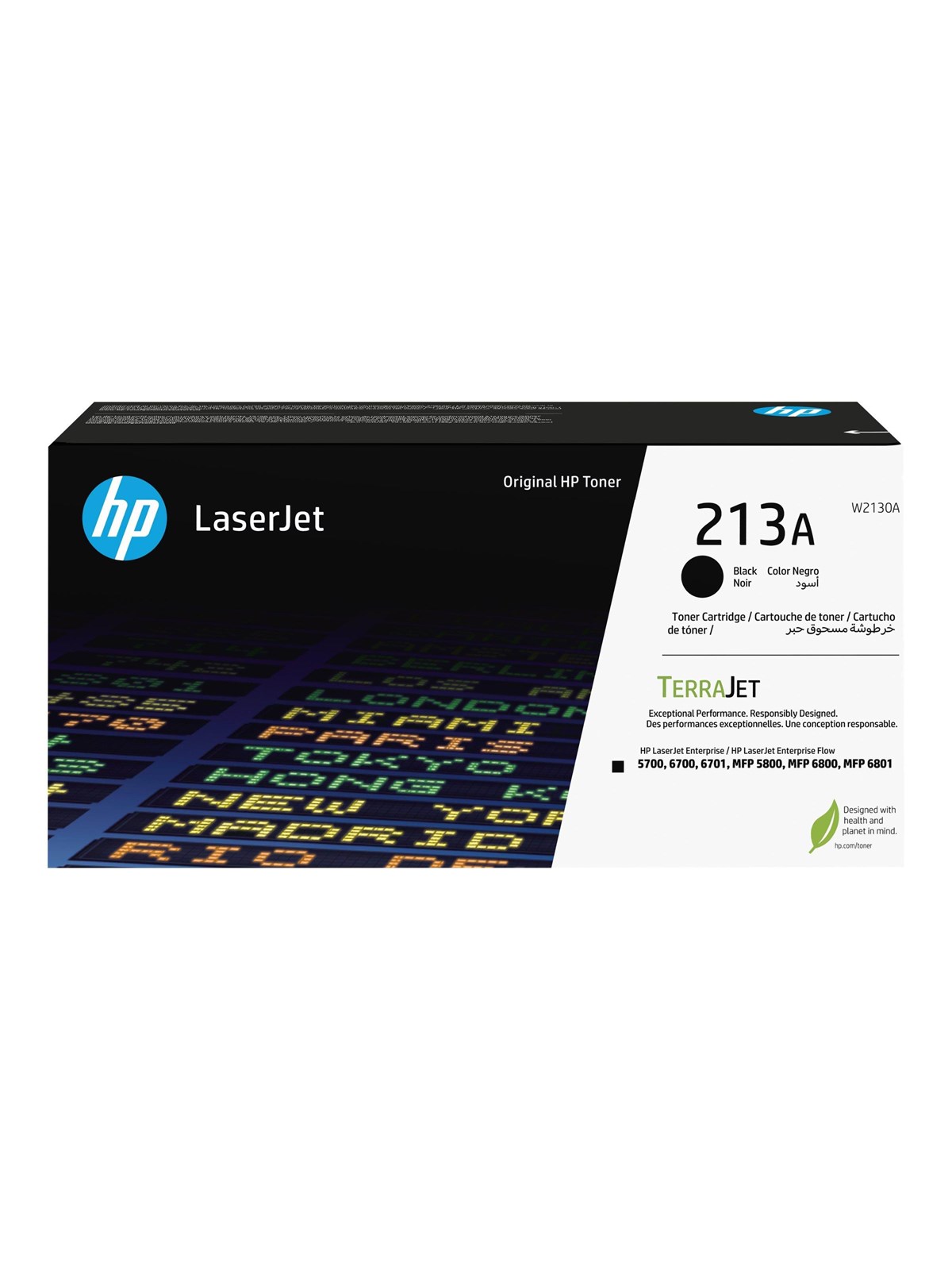 HP 213A / W2130A Black Toner, Printerpatron Og Toner