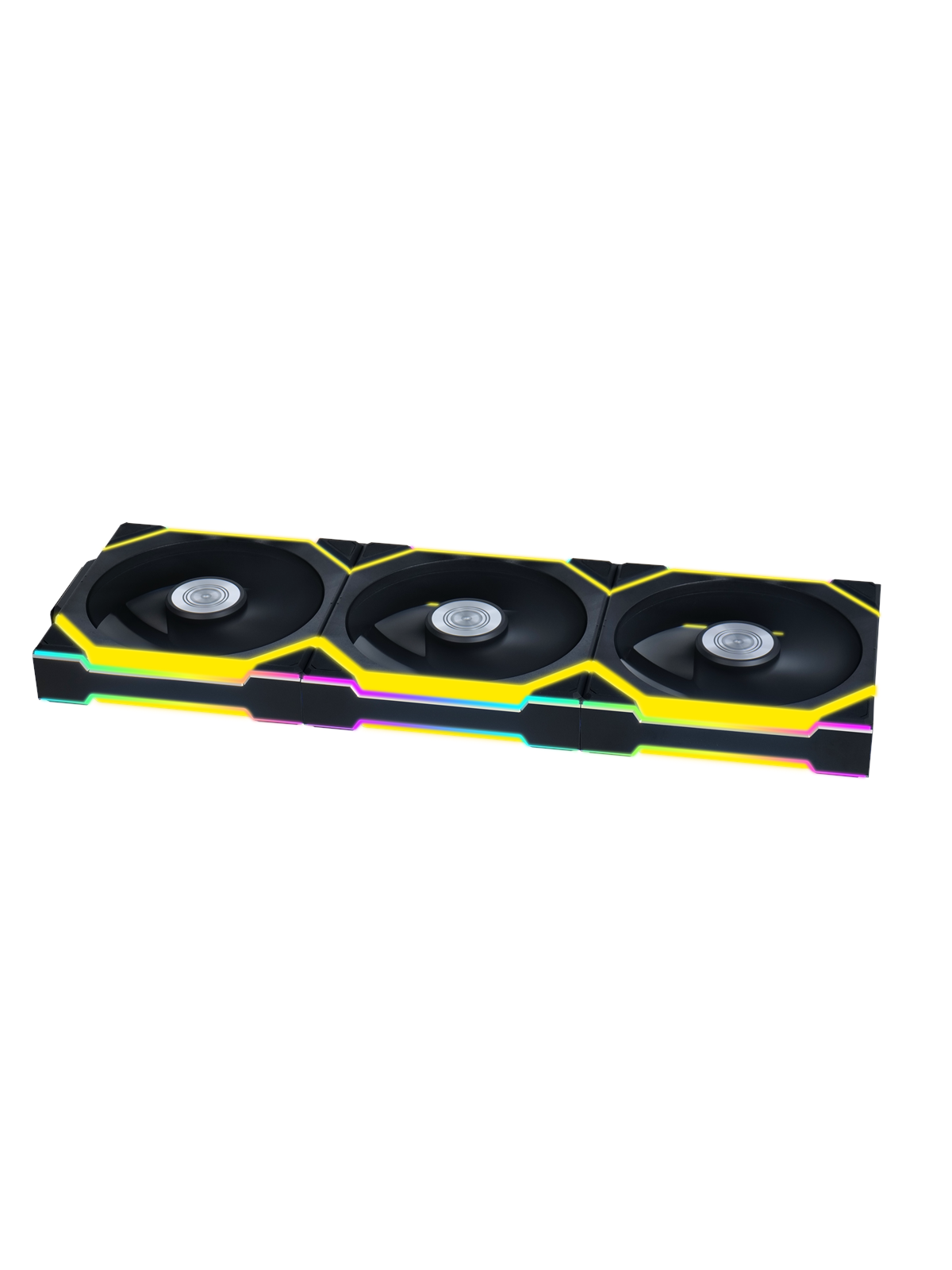 Lian Li UNI FAN SL Wireless Reverse 3-pack Black - Kabinet køler - 120mm - Sort med RGB LED lys - 29 dBA