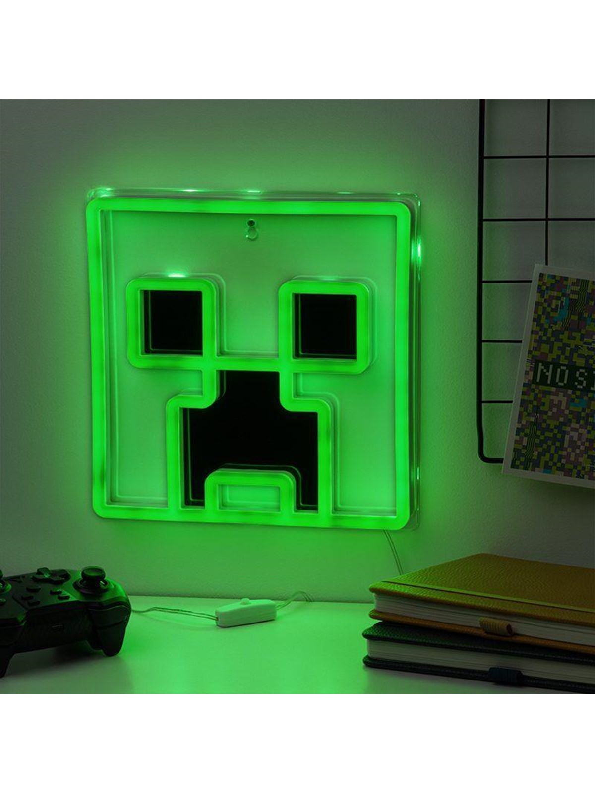 Paladone - Creeper Wall Mountable LED Neon Light - Lampe, Merchandise