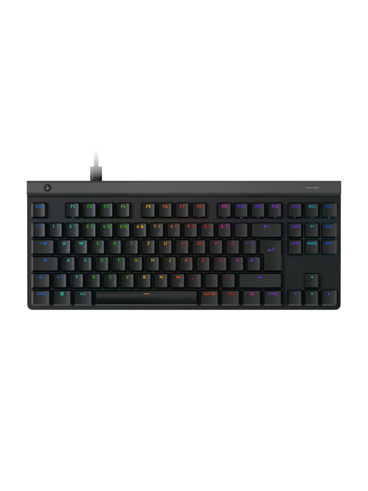 Logitech G515 TKL - Tactile - Gaming Tastatur - Uden Numpad - Nordisk - Sort
