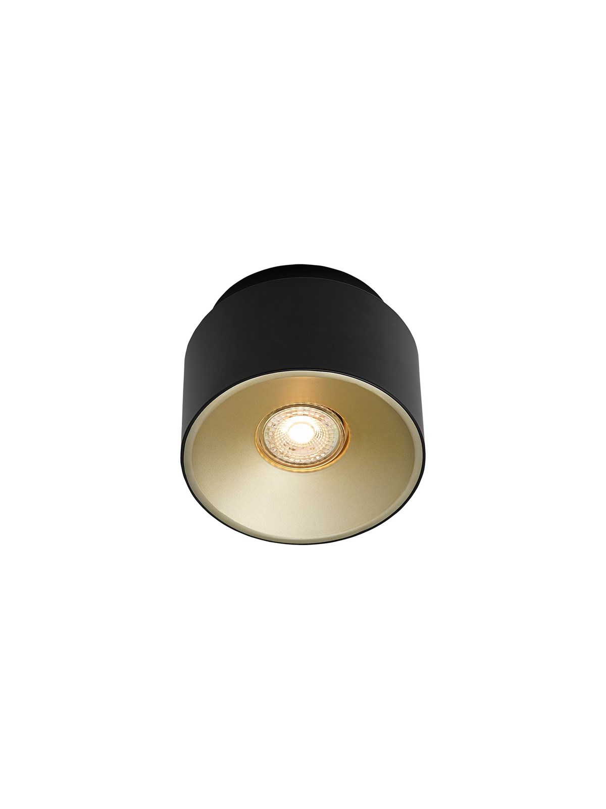 Nordlux Torone påbygningsspot, sort, Lampe