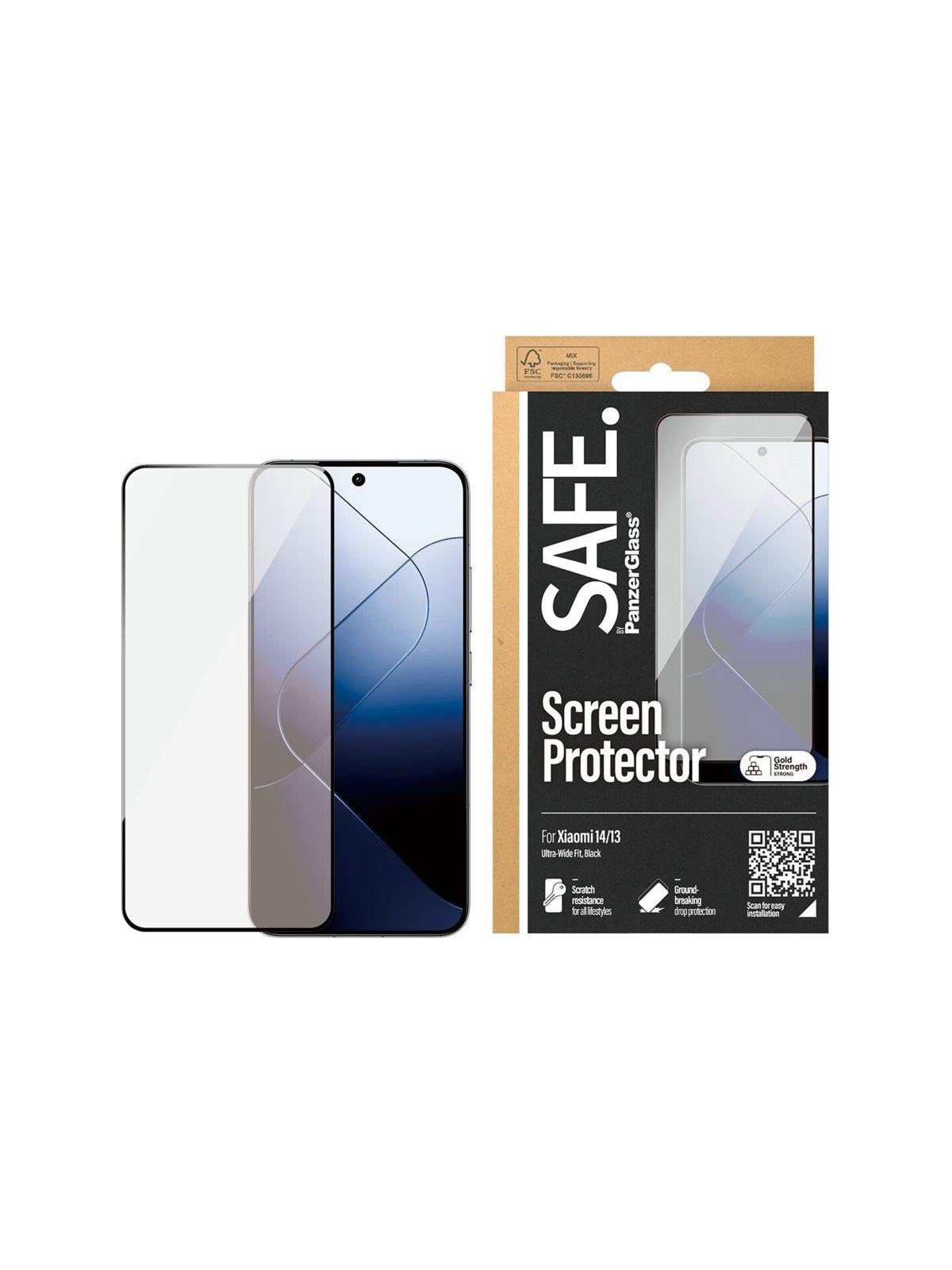 SAFE by PanzerGlass Screen Protector Xiaomi 14 | 13 | Ultra-Wide Fit, Beskyttelsesglas