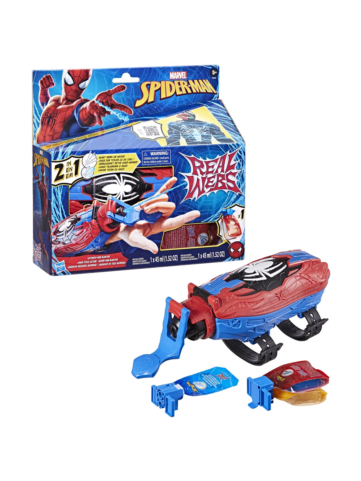 Marvel Spider-Man Real Webs Ultimate Web Blaster, Legetøj