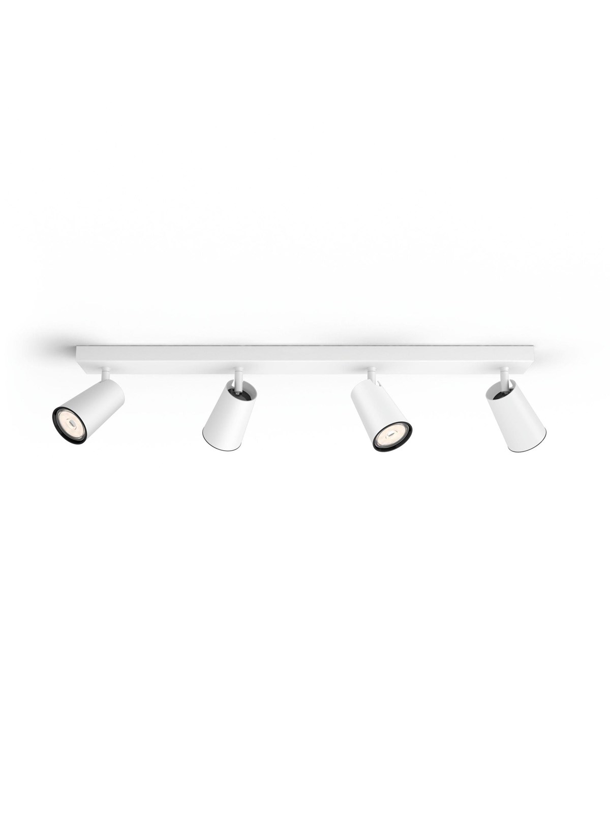 Philips Paisley 4-spotskinne, hvid, Lampe