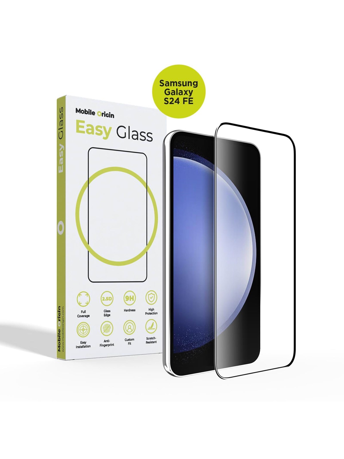 Mobile Origin EasyGlass Samsung Galaxy S24 FE, Beskyttelsesglas