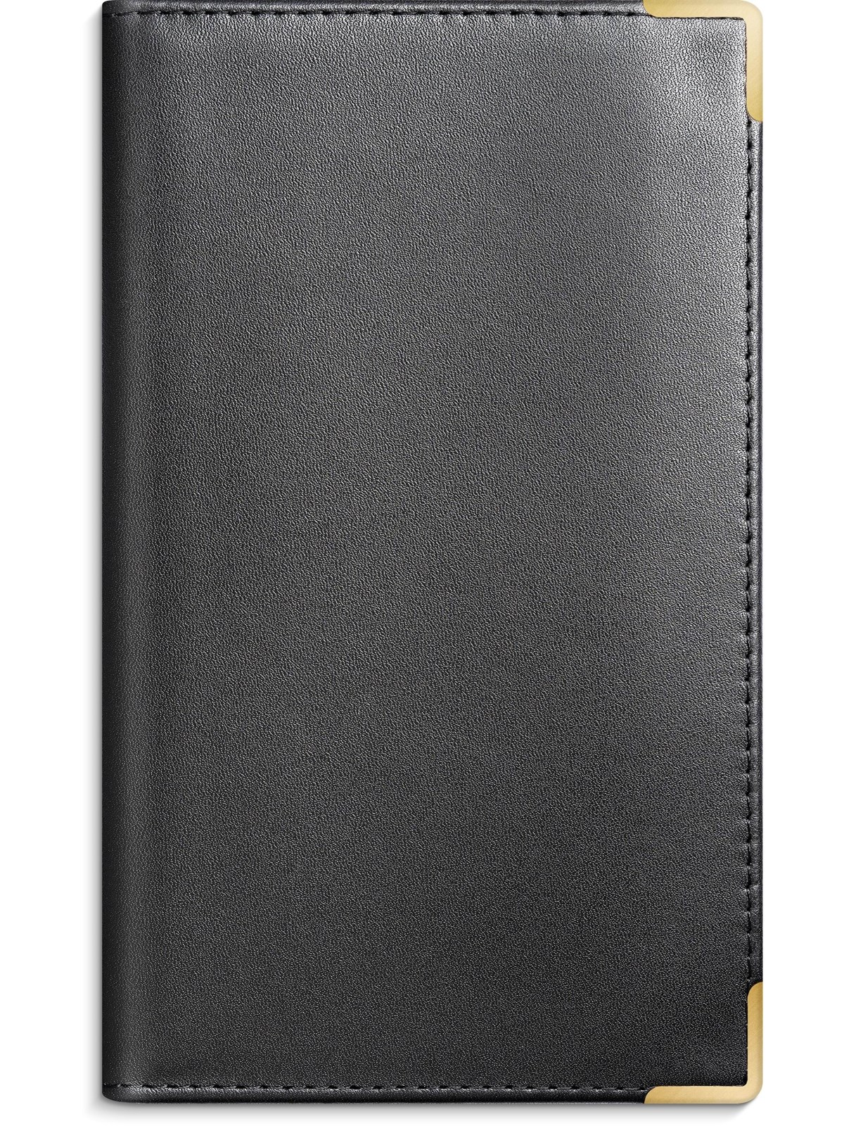 Mayland Mappe til week planner/index planner sort skind, Kalender