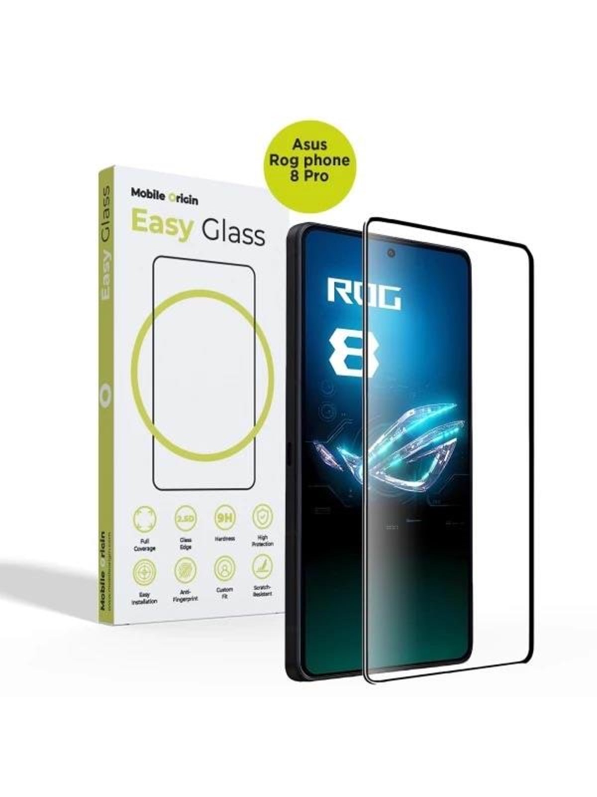 Mobile Origin EasyGlass - Asus Rog phone 8 Pro, Beskyttelsesglas