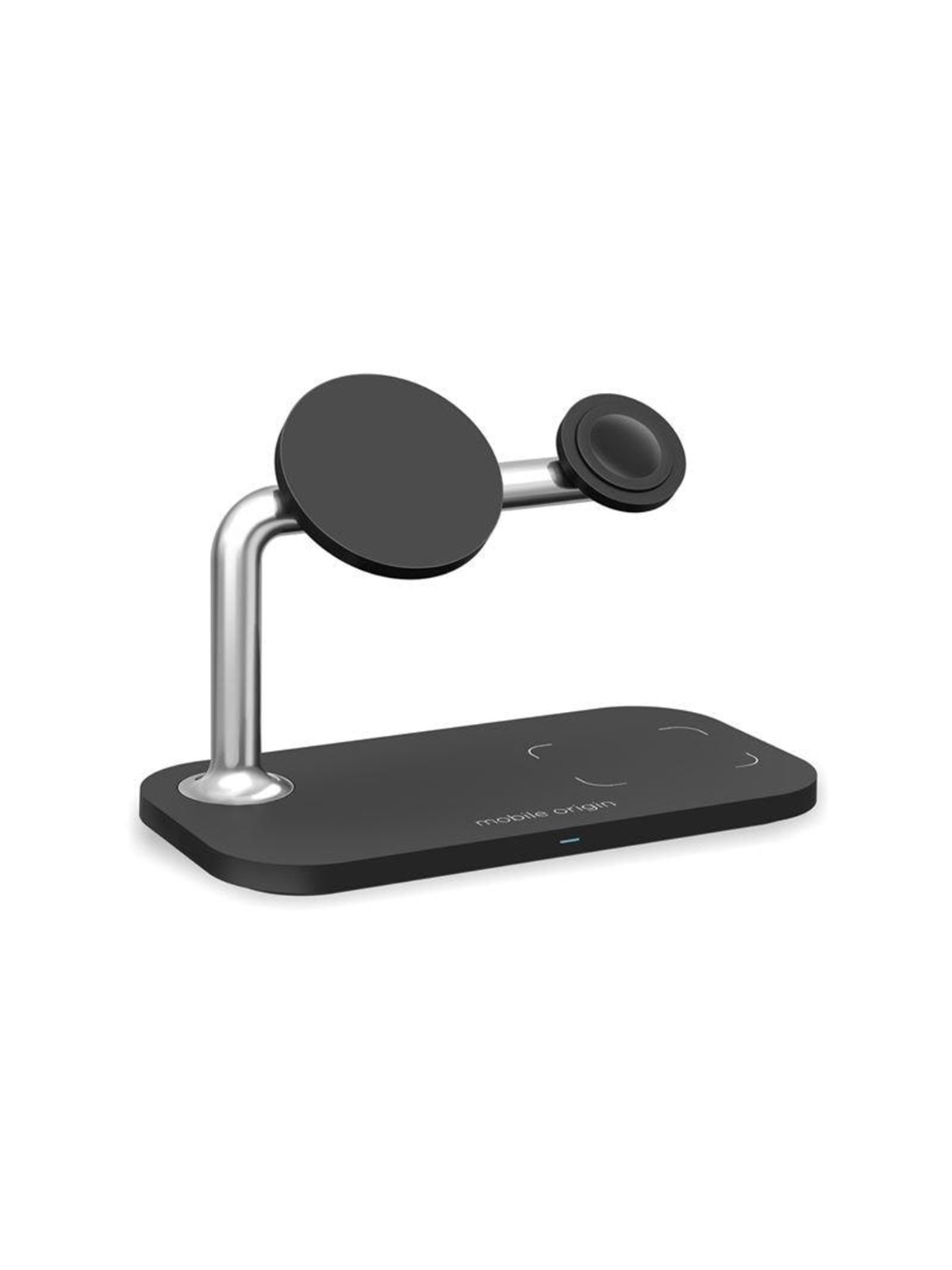 Mobile Origin 3in1 Wireless Magnetic Charger MO1 - black, Mobil Oplader