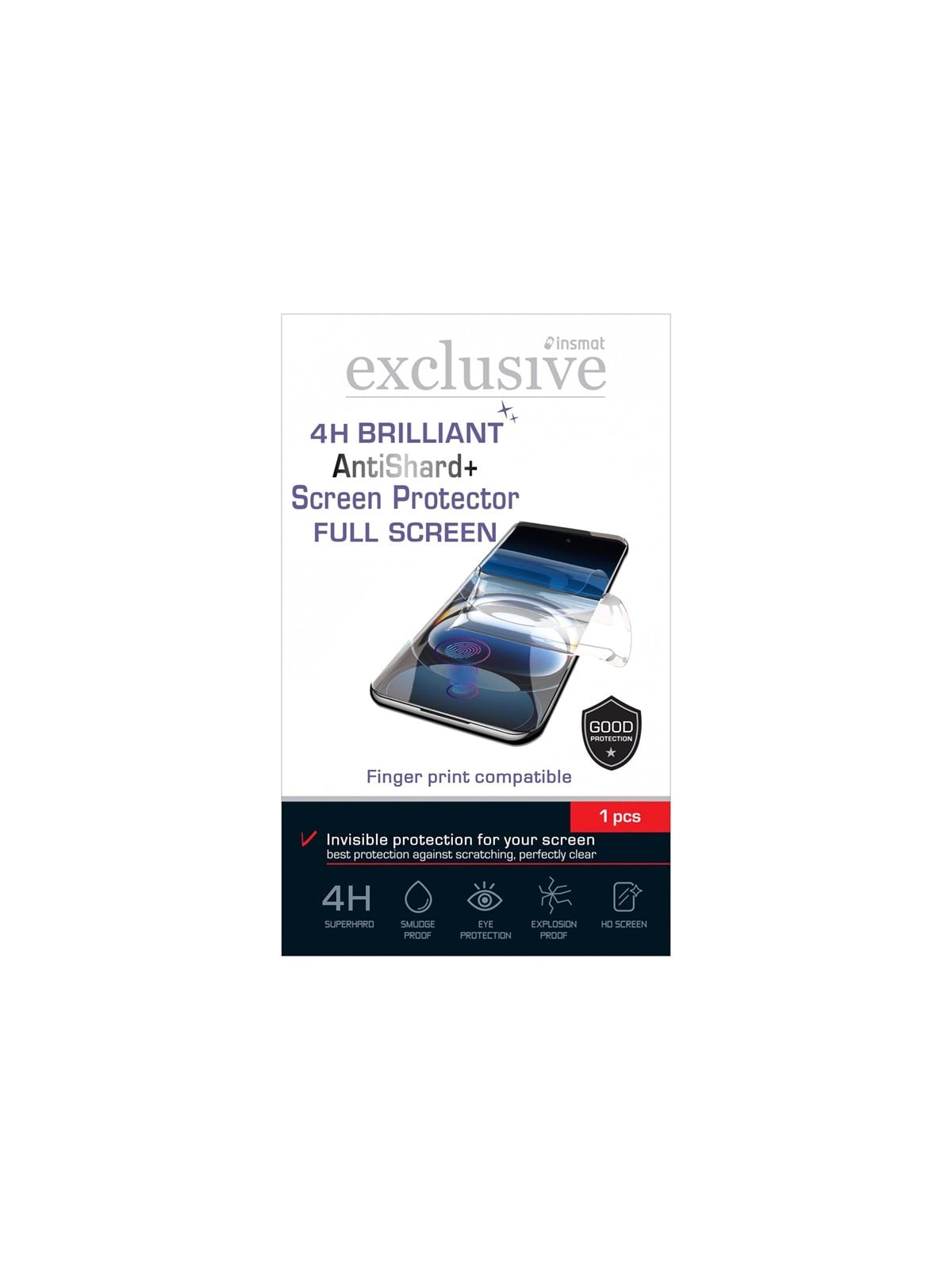 Insmat Exclusive AntiShard+, Beskyttelsesglas