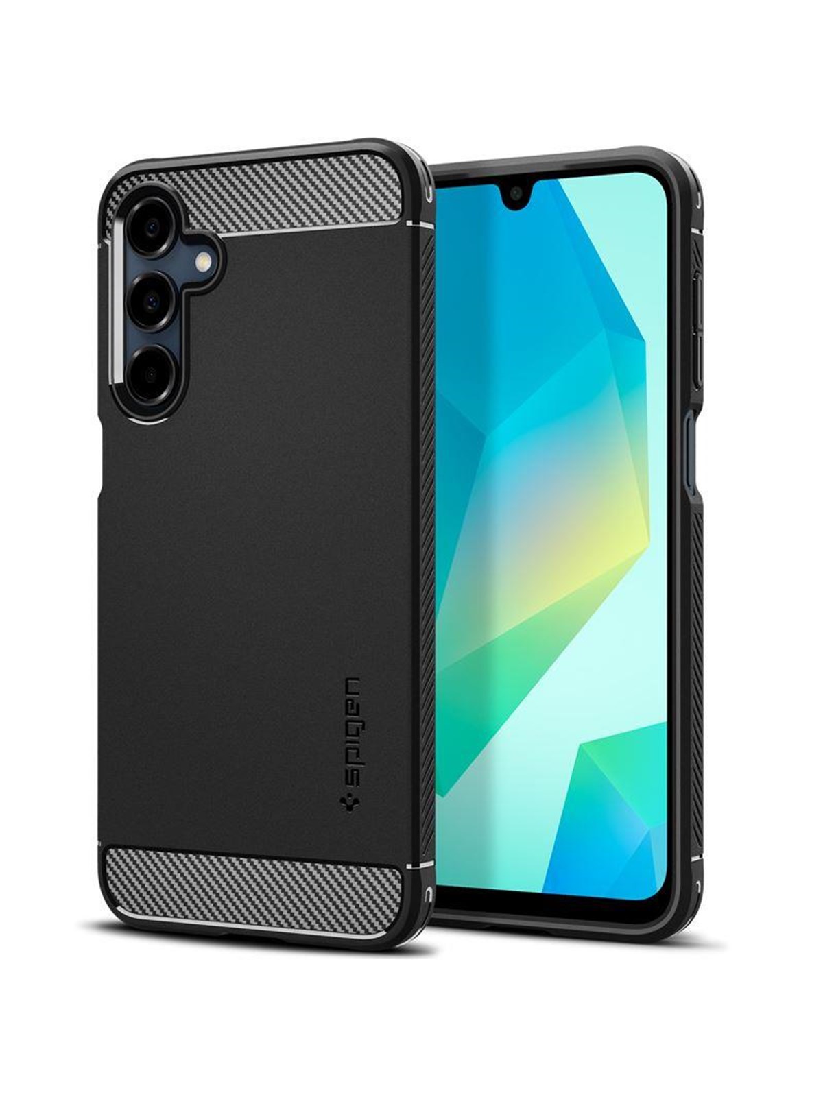 Spigen Rugged Armor - matte black - Samsung Galaxy A16/A16 5G, Mobilcover