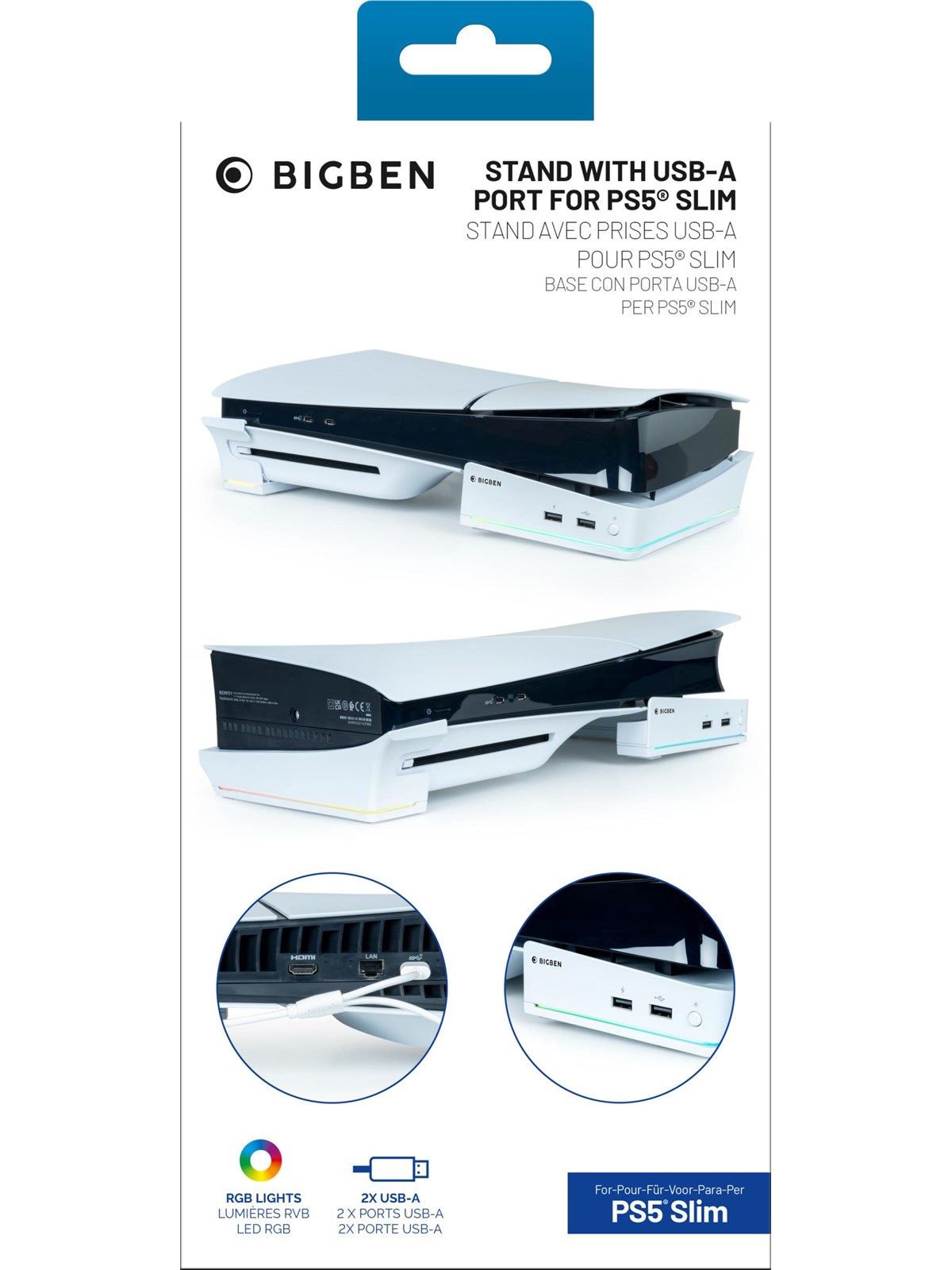 NACON Horizontal Console Stand & Charging Station - Wired - Sony PlayStation 5
