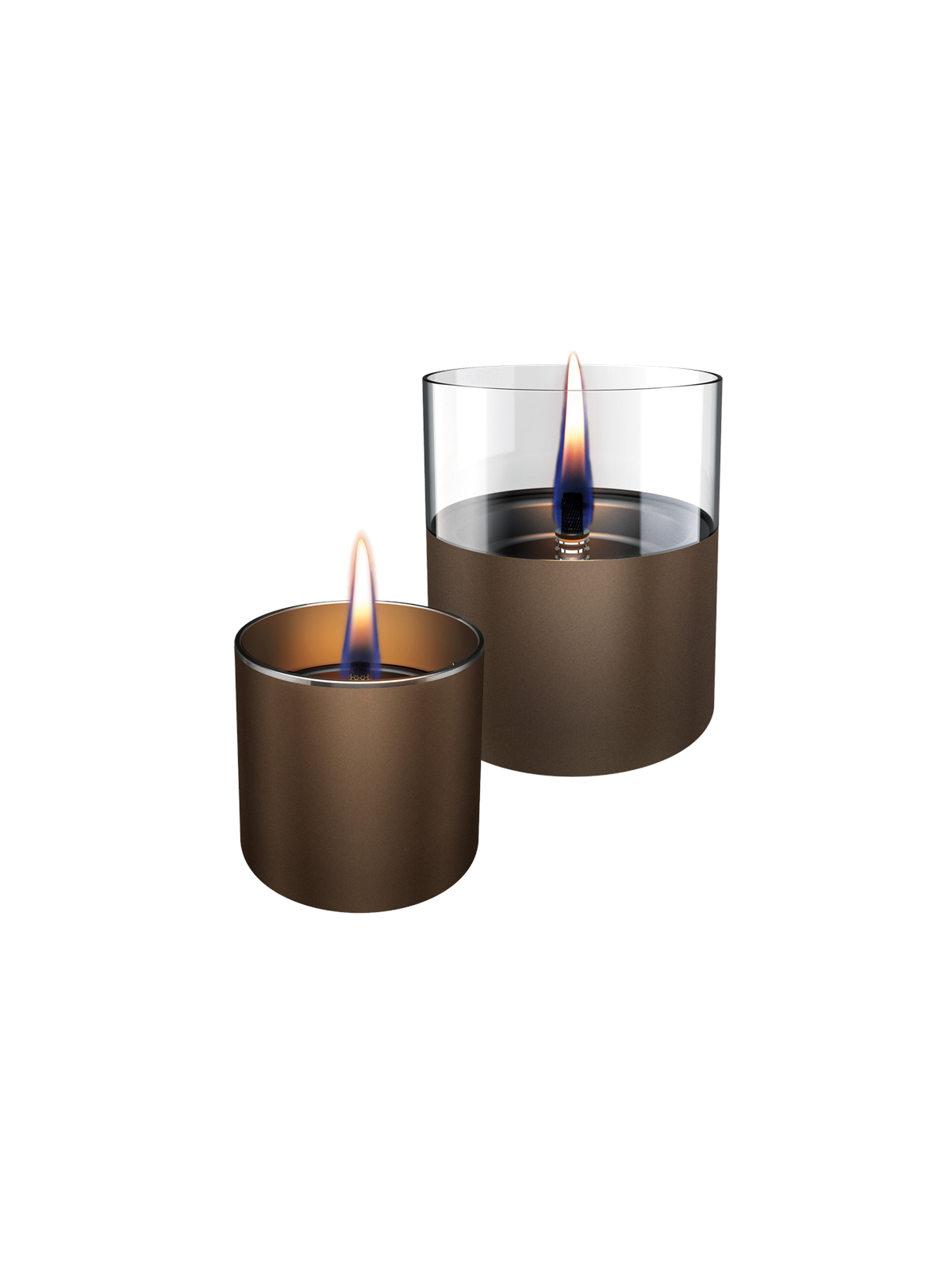 Tenderflame Lilly 8/10 Giftset Chocolate Glass, Boligindretning