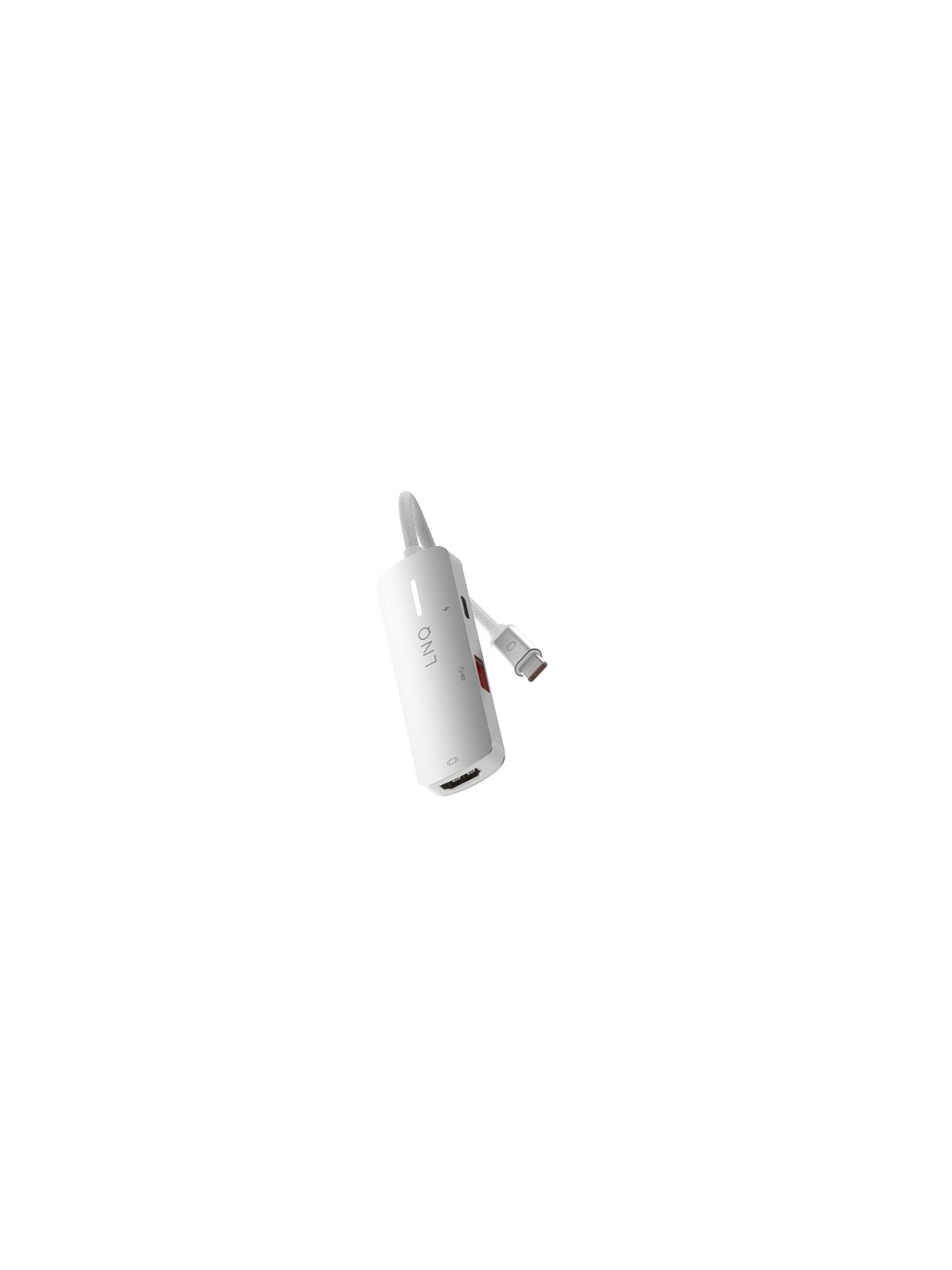 LINQ 3in1 140W USB-C Multiport Hub | Space Grey-White, Docking Station