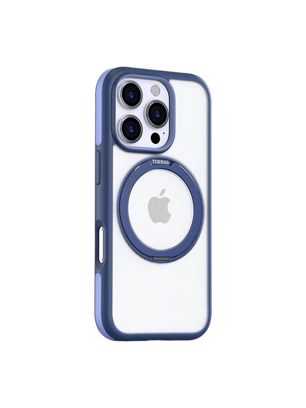 Torras Ostand R Fusion Case for iPhone 16 Pro Max (Blue), Mobilcover
