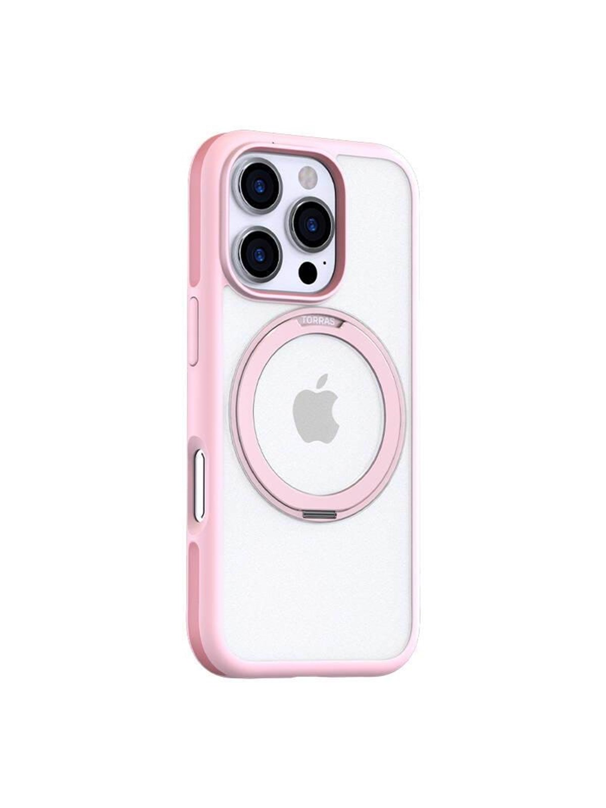 Torras Ostand R Fusion Case for iPhone 16 ProMax (Pink), Mobilcover