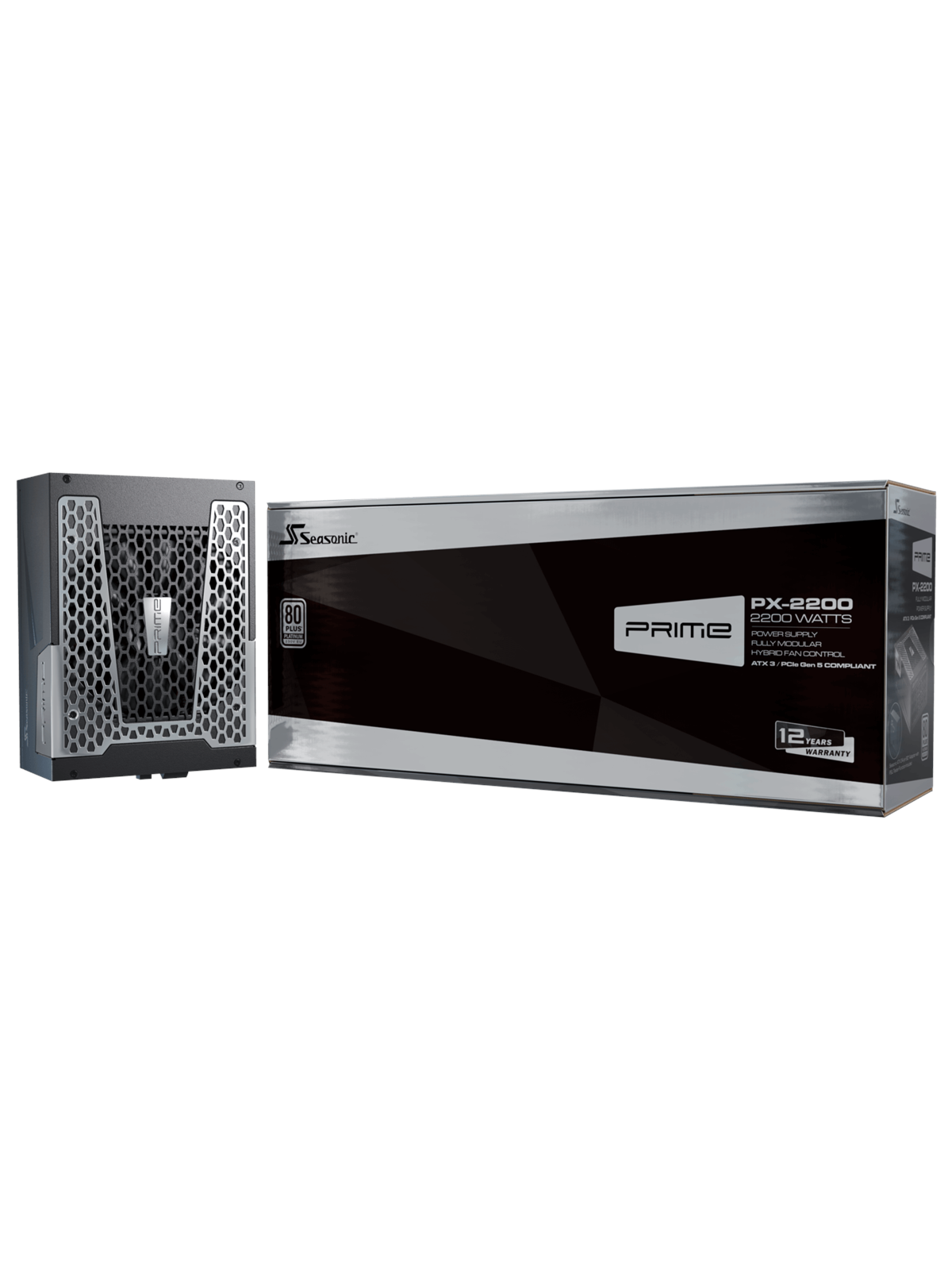 Seasonic PRIME PX-2200 Strømforsyning - 2200 Watt - ATX 3.1 - 80 Plus Platinum certified