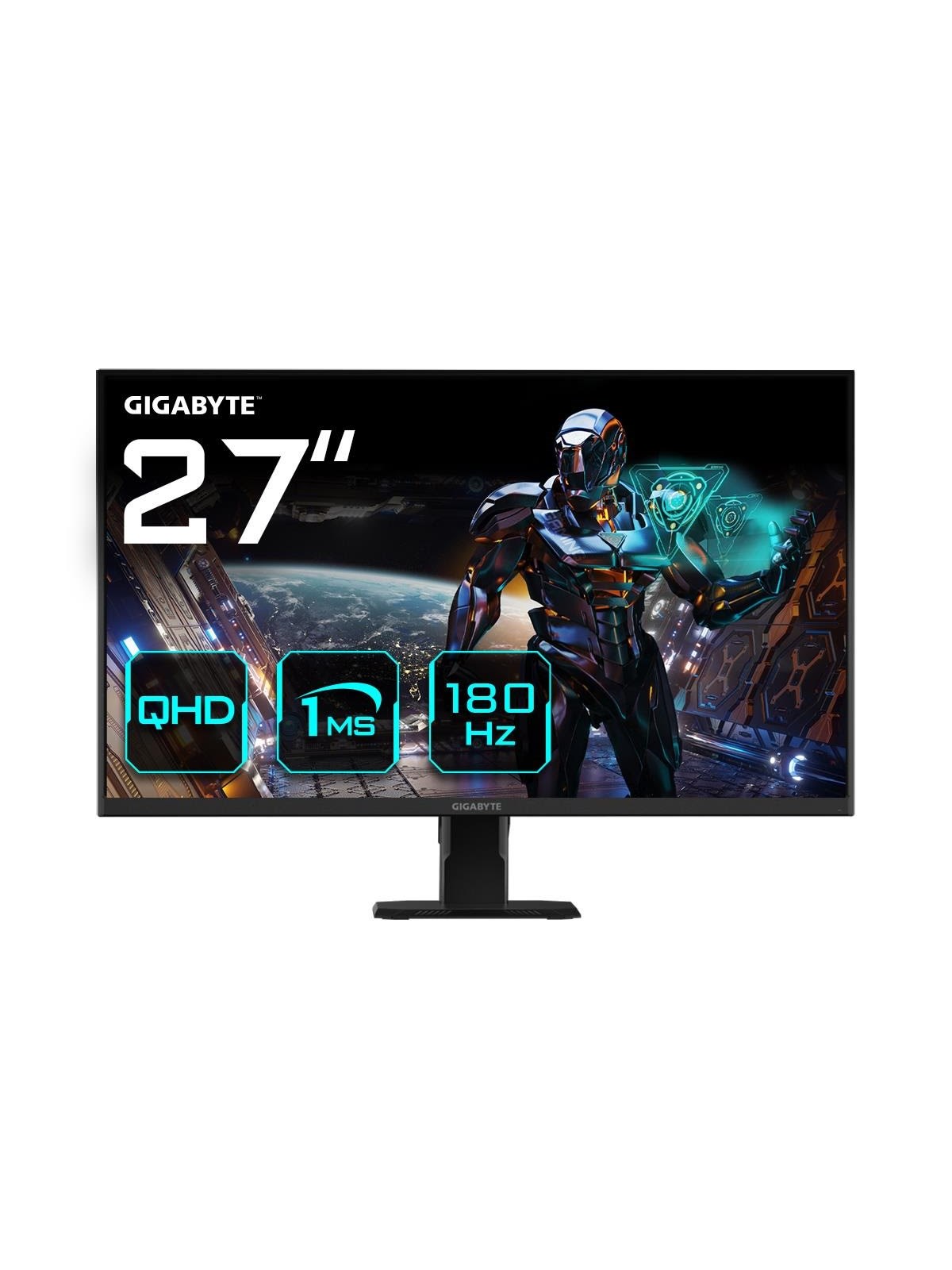 27" GIGABYTE GS27QA - 2560x1440 (QHD) - 180Hz - IPS, Computerskærm