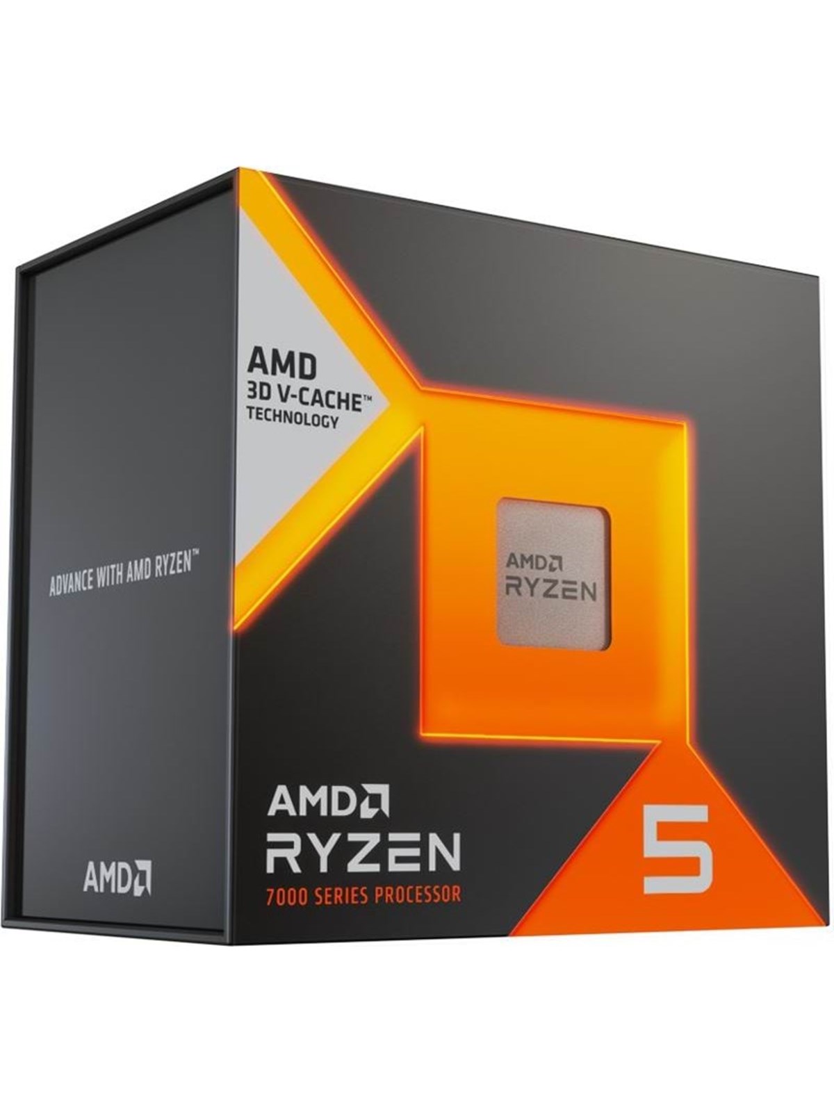 AMD Ryzen 5 7600X3D CPU - 6 kerner - 4.1 GHz - AMD AM5 - AMD Boxed (uden køler)