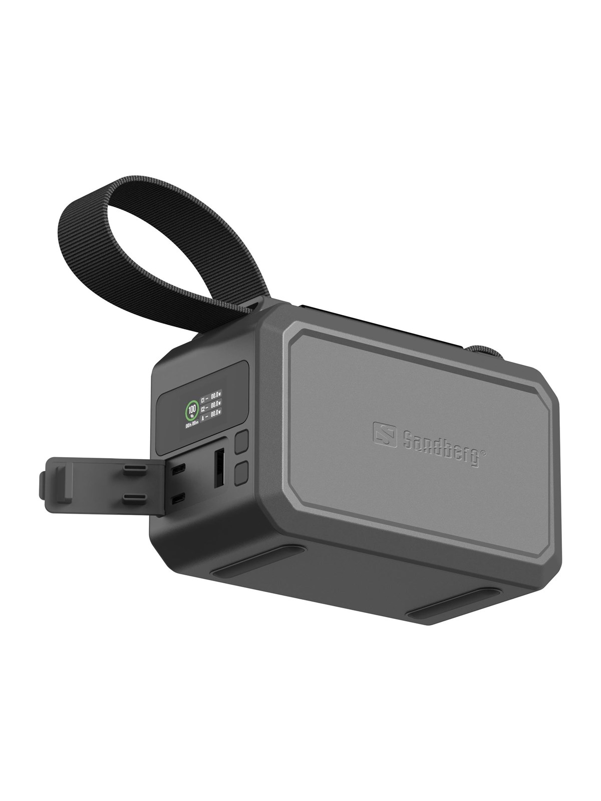 Sandberg Survivor Powerbank 100W 40000 Powerbank - Sort - 40 Ah, Powerbank
