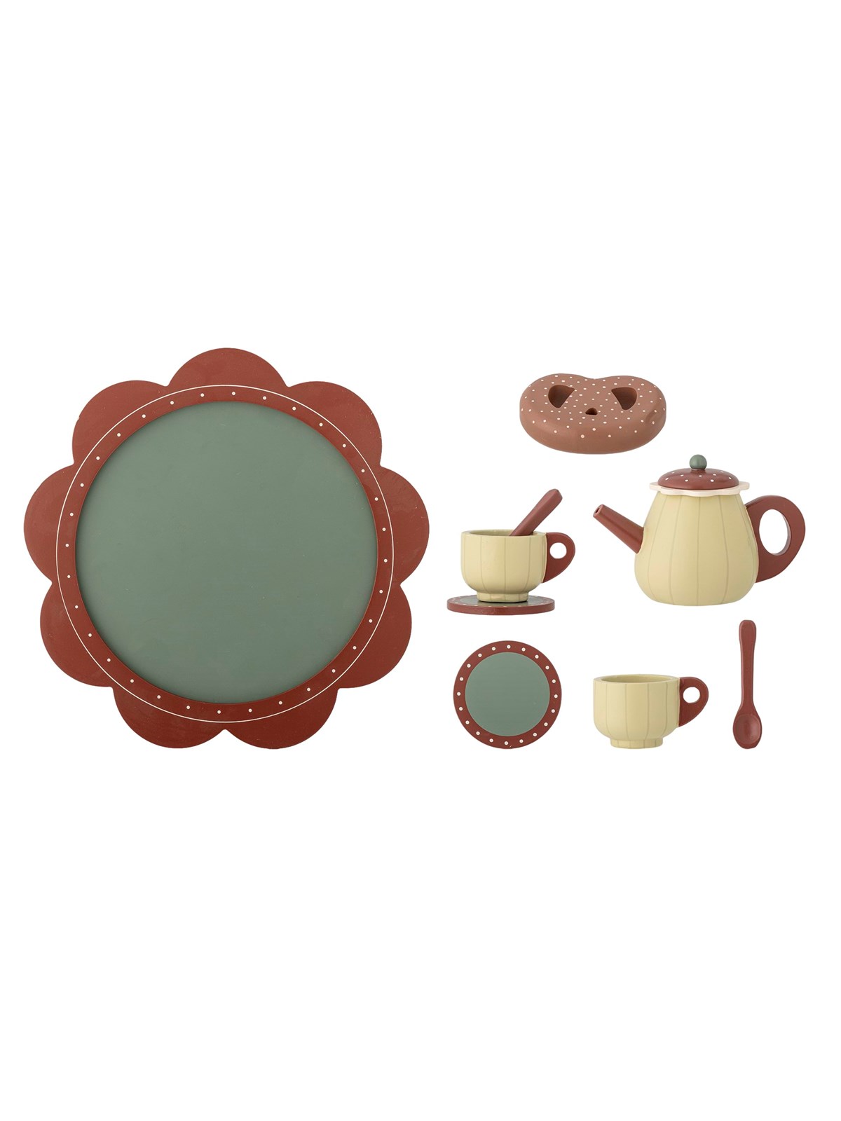 Bloomingville Mini Bette Tea Play Set Brow, Trælegetøj