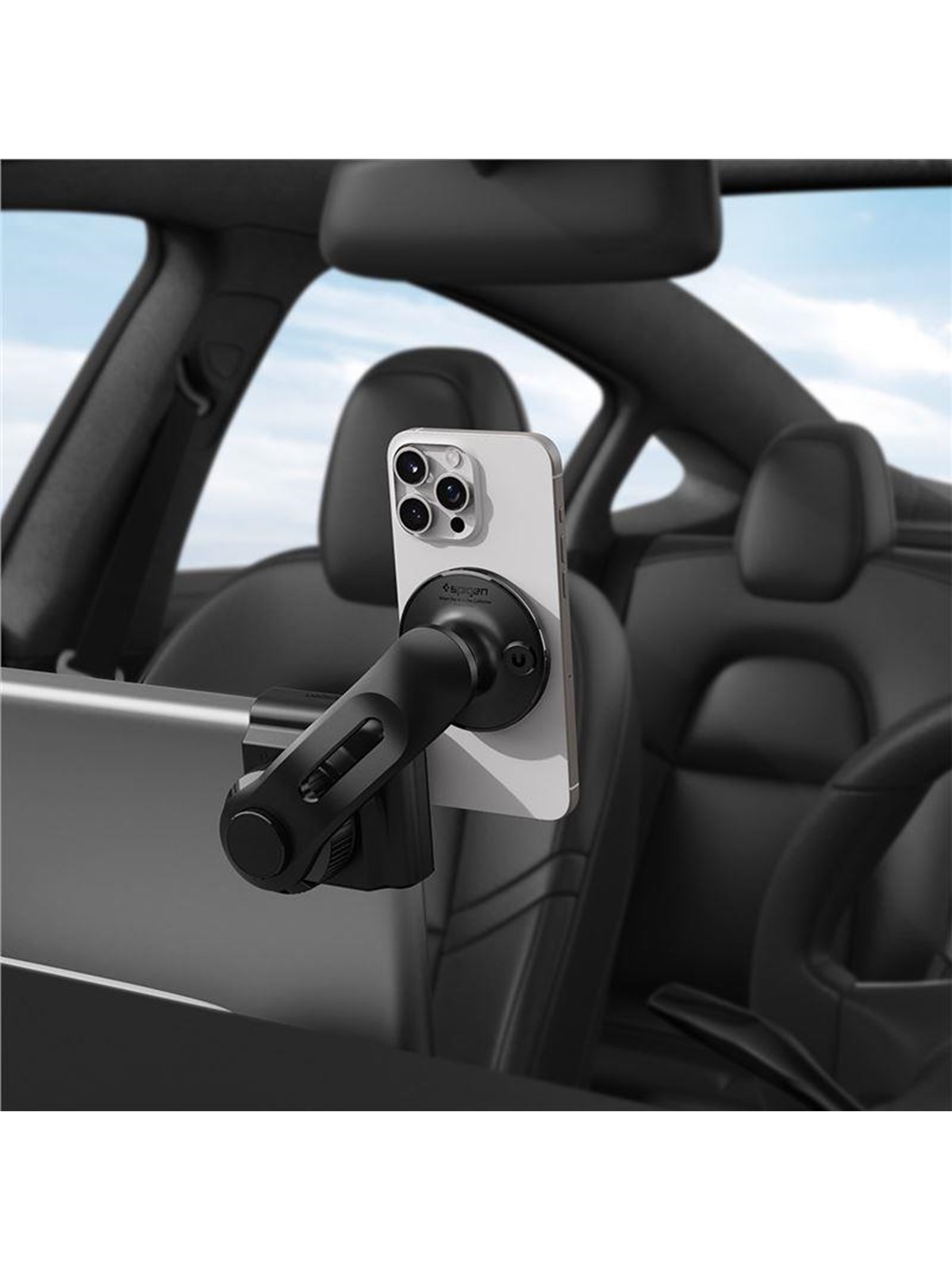Spigen Tesla TapLock MagSafe Car Mount Holder - black - Screen, Mobil Tilbehør