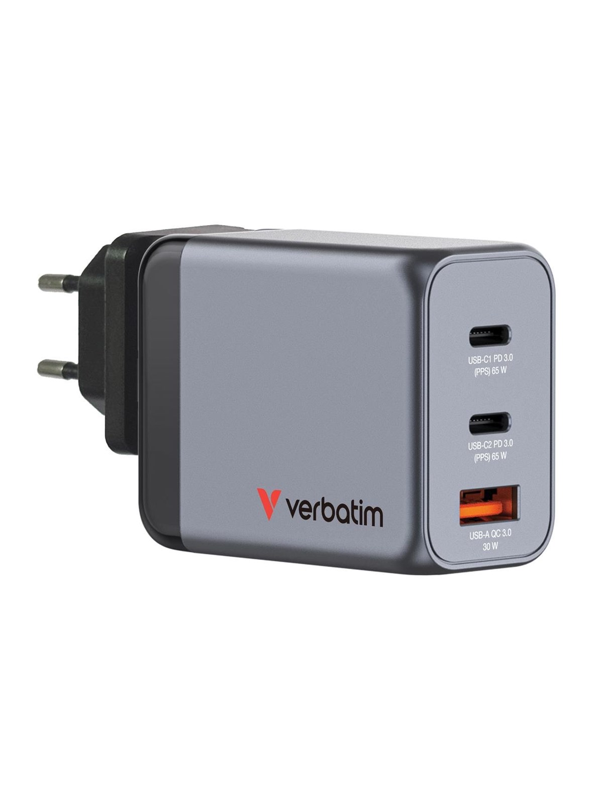 Verbatim power adapter - GaN - 65 Watt, Mobil Oplader