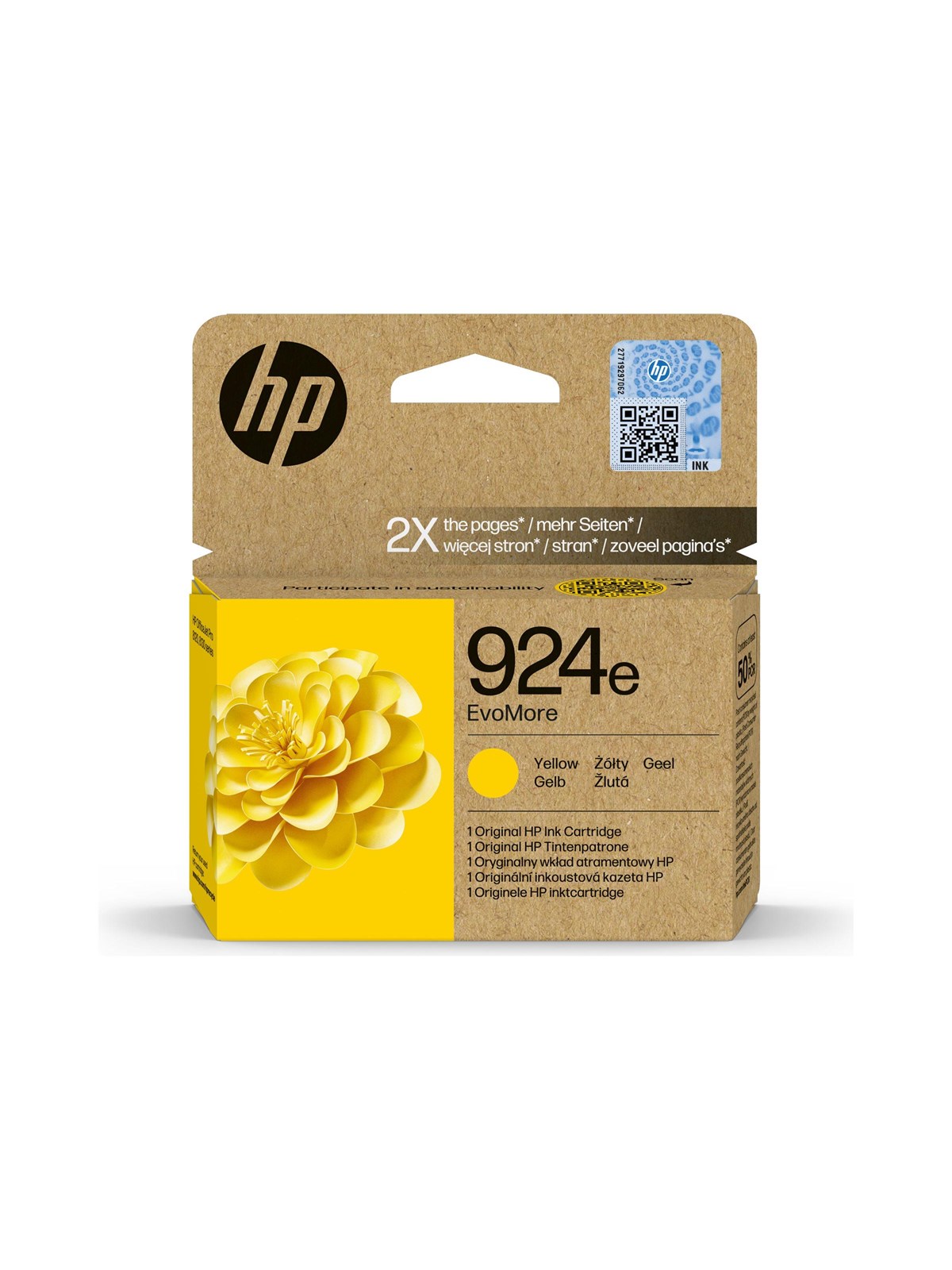 HP 924e EvoMore, Printerpatron Og Toner