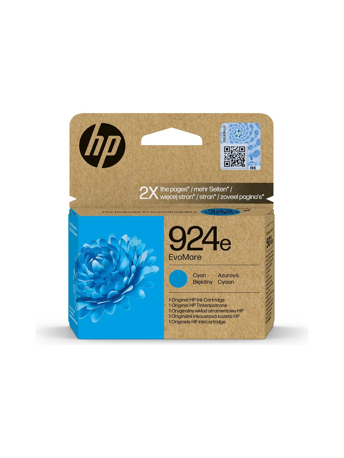 HP 924e EvoMore, Printerpatron Og Toner