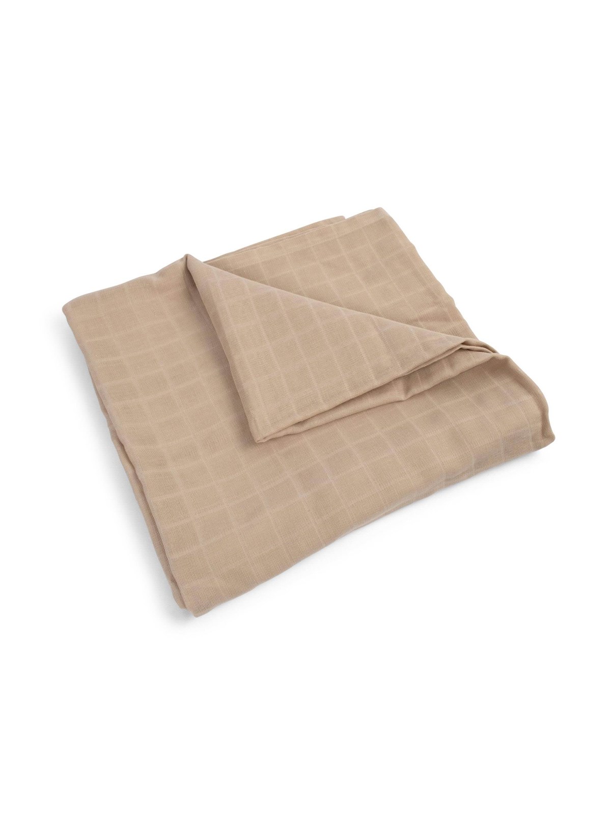 Filibabba Stor stofble / svøb 120x120 cm GOTS - Warm Grey, Babyudstyr
