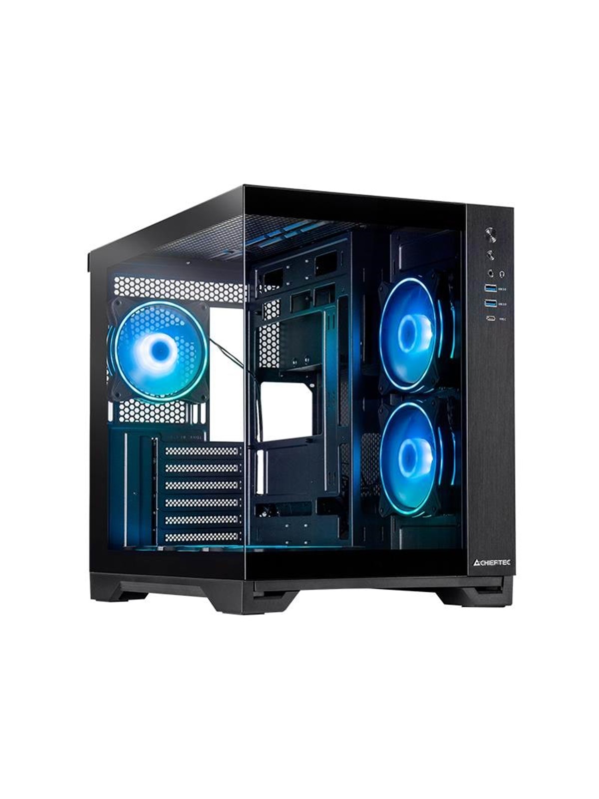 Chieftec Visio - Kabinet - Tower - Sort, Kabinet