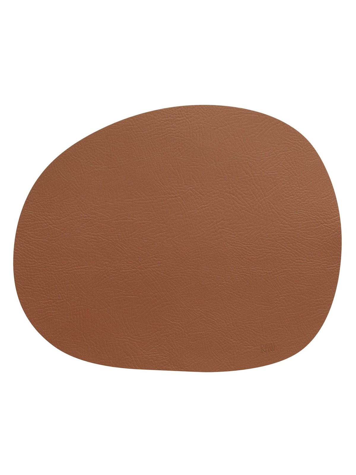 RAW - Buffalo placemat - leather - 1 pc 41 x 33.5 cm, Borddækning