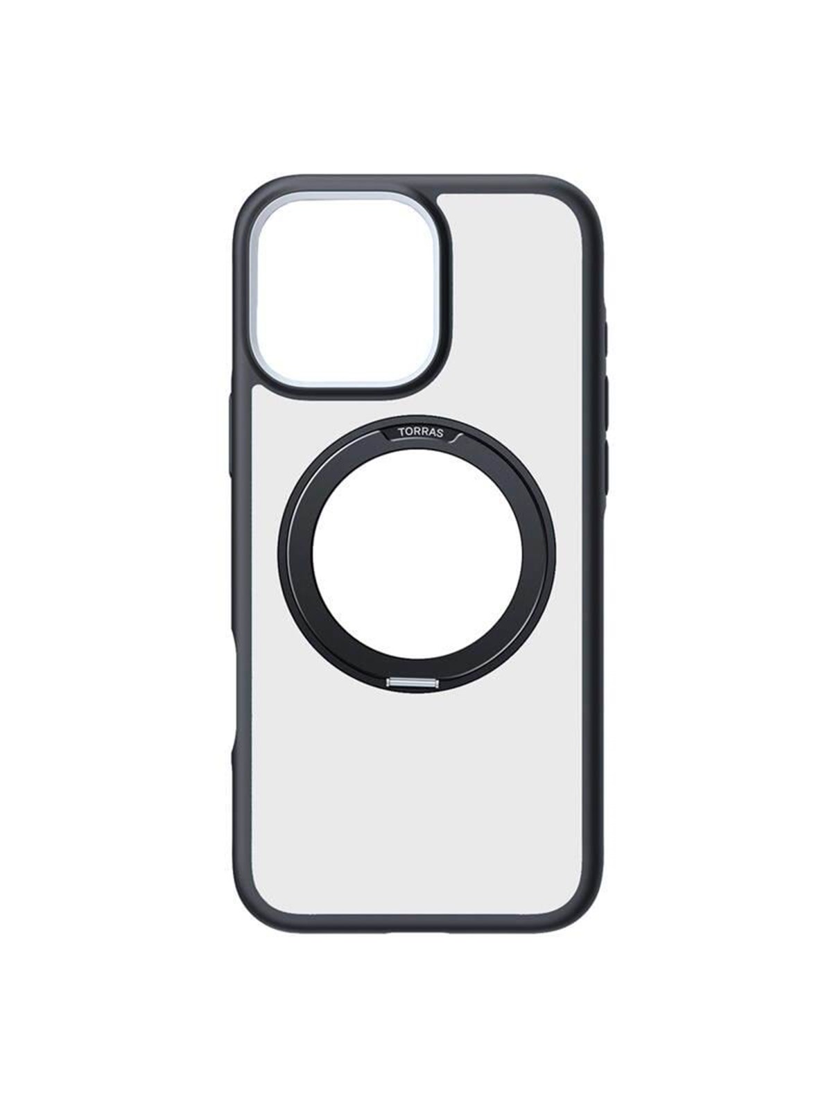 Torras Ostand R Fusion Case for iPhone 16 Pro (Black), Mobilcover
