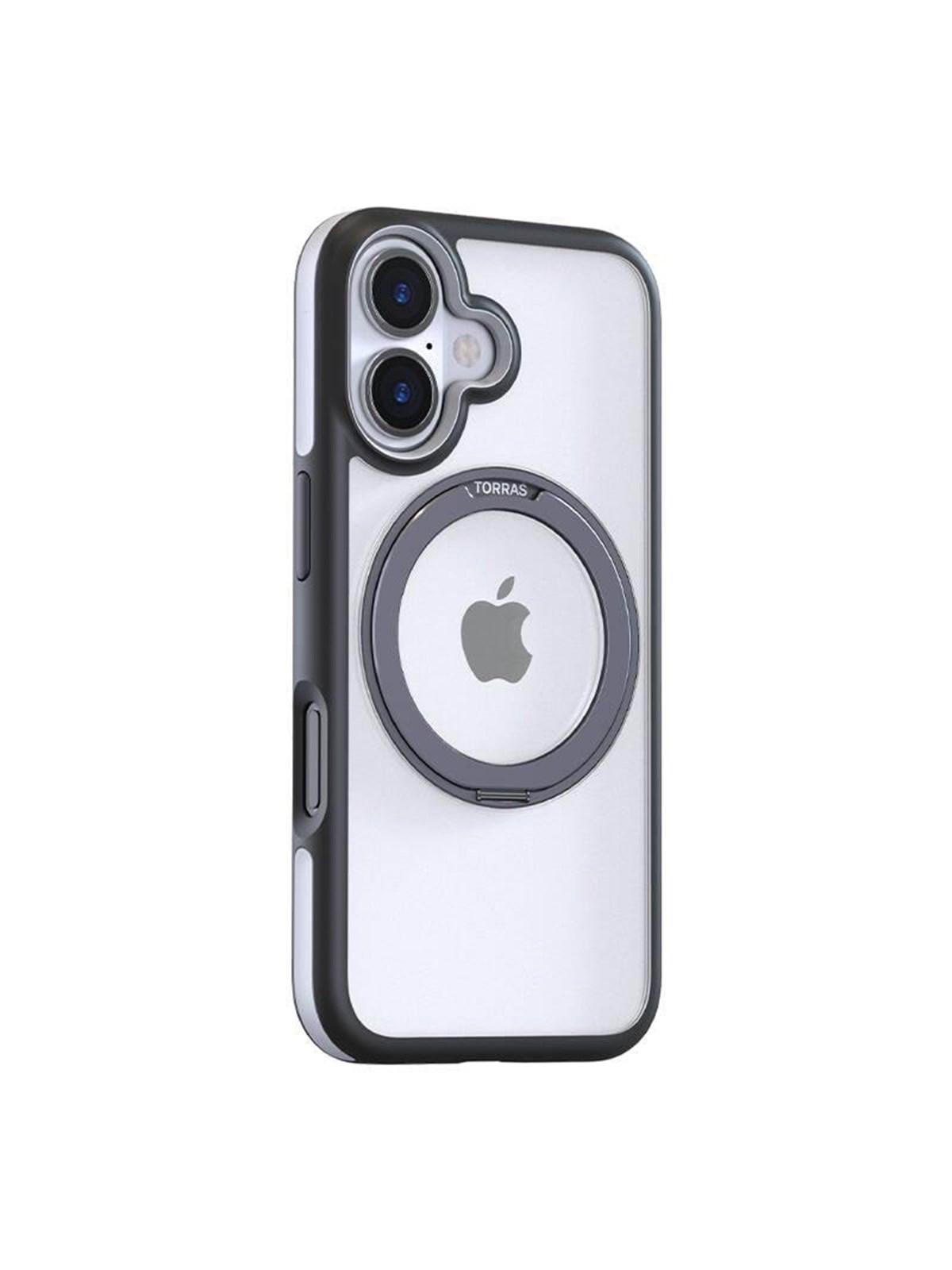 Torras Ostand R Fusion Case for iPhone 16 (Black), Mobilcover