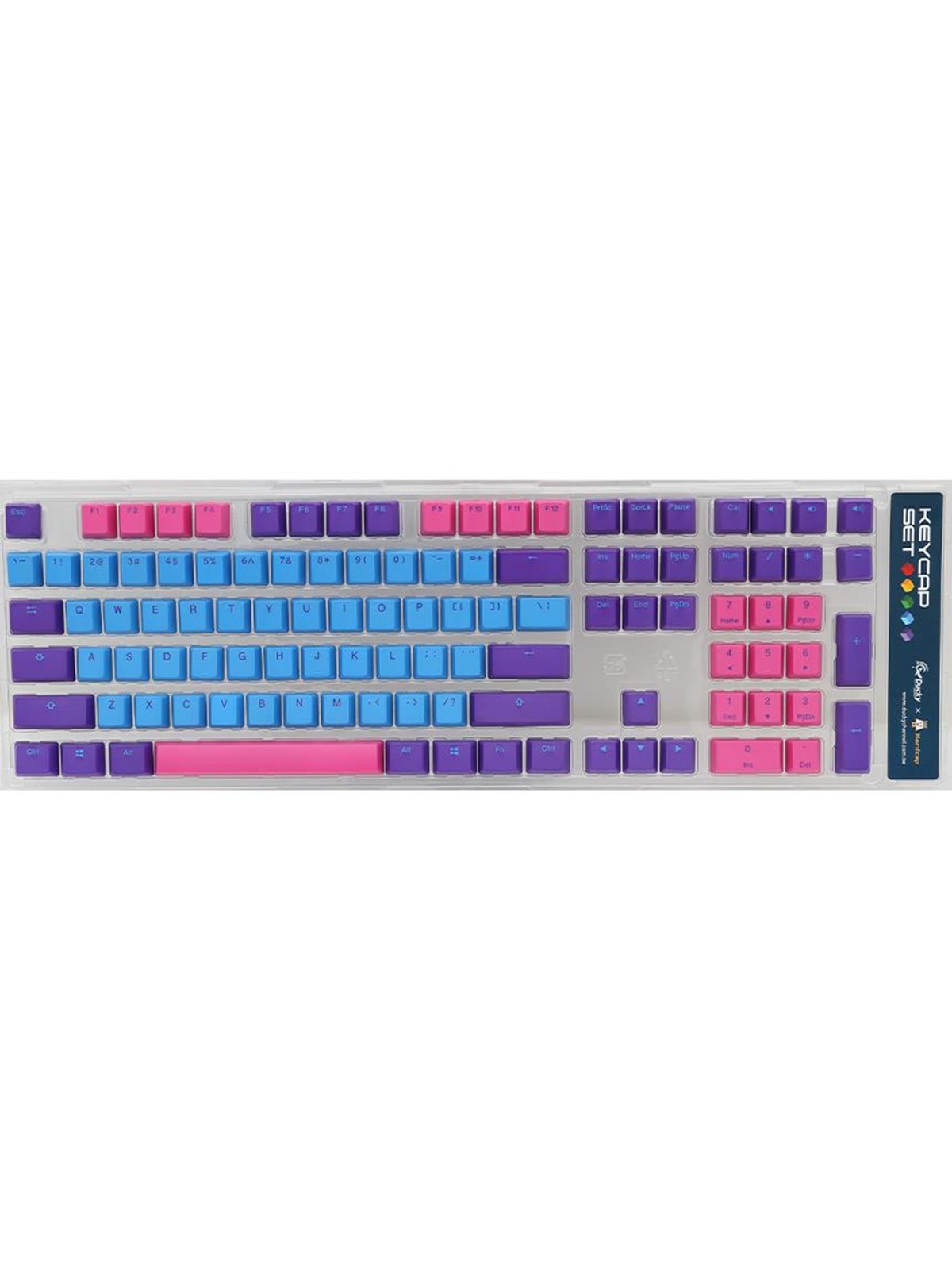 Ducky Joker - Double shot PBT - Keycaps - Nordisk, Tastatur