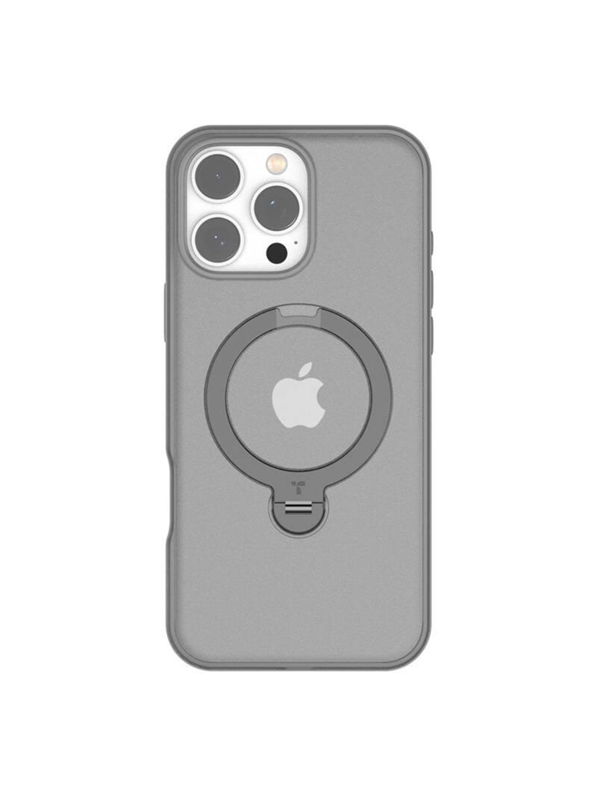 Torras Ostand Spin Case for iPhone 16 Pro Max (Gray), Mobilcover