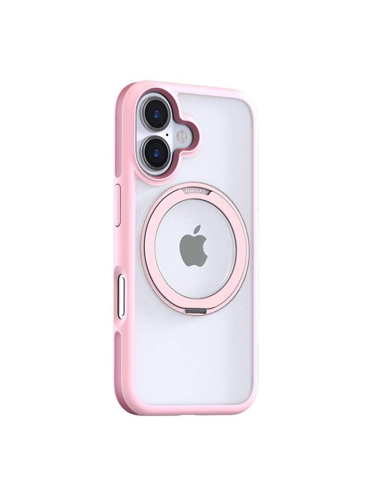 Torras Ostand R Fusion Case for iPhone 16 (Pink), Mobilcover