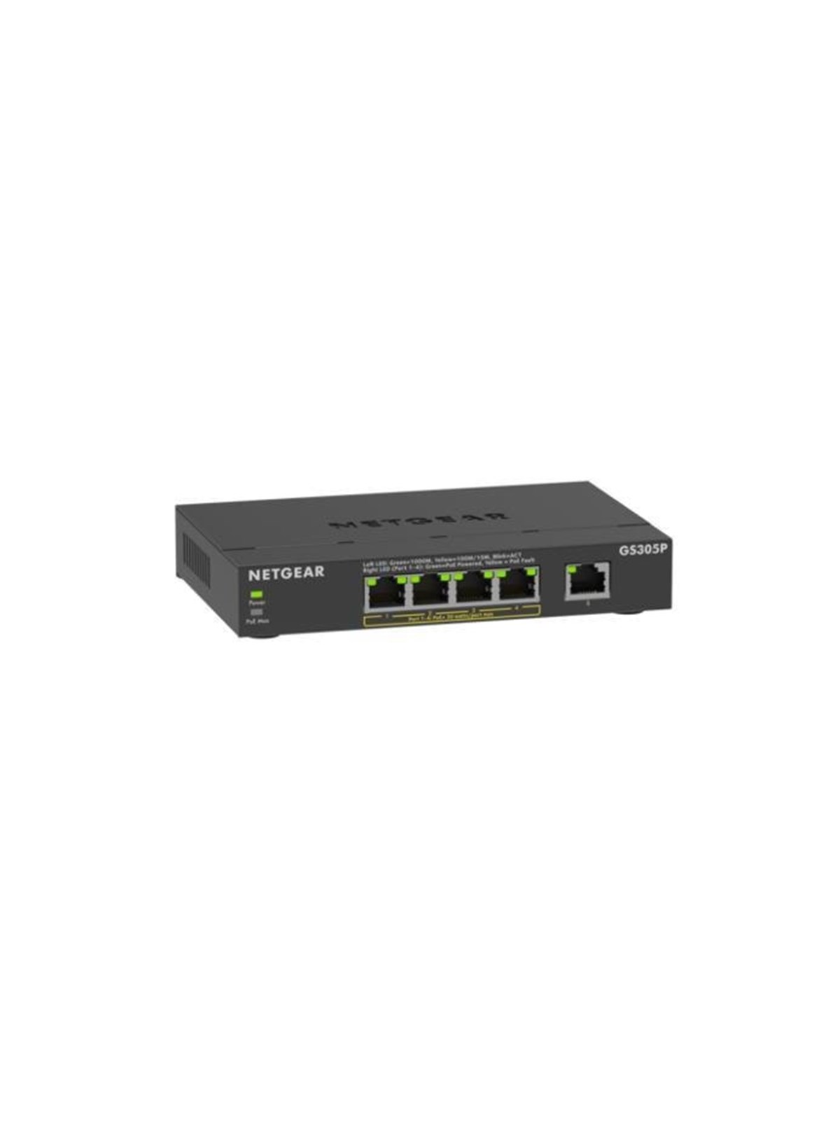 Netgear GS305Pv3 5-Port Gigabit Ethernet Unmanaged Pø+ Essentials Switch (63W)