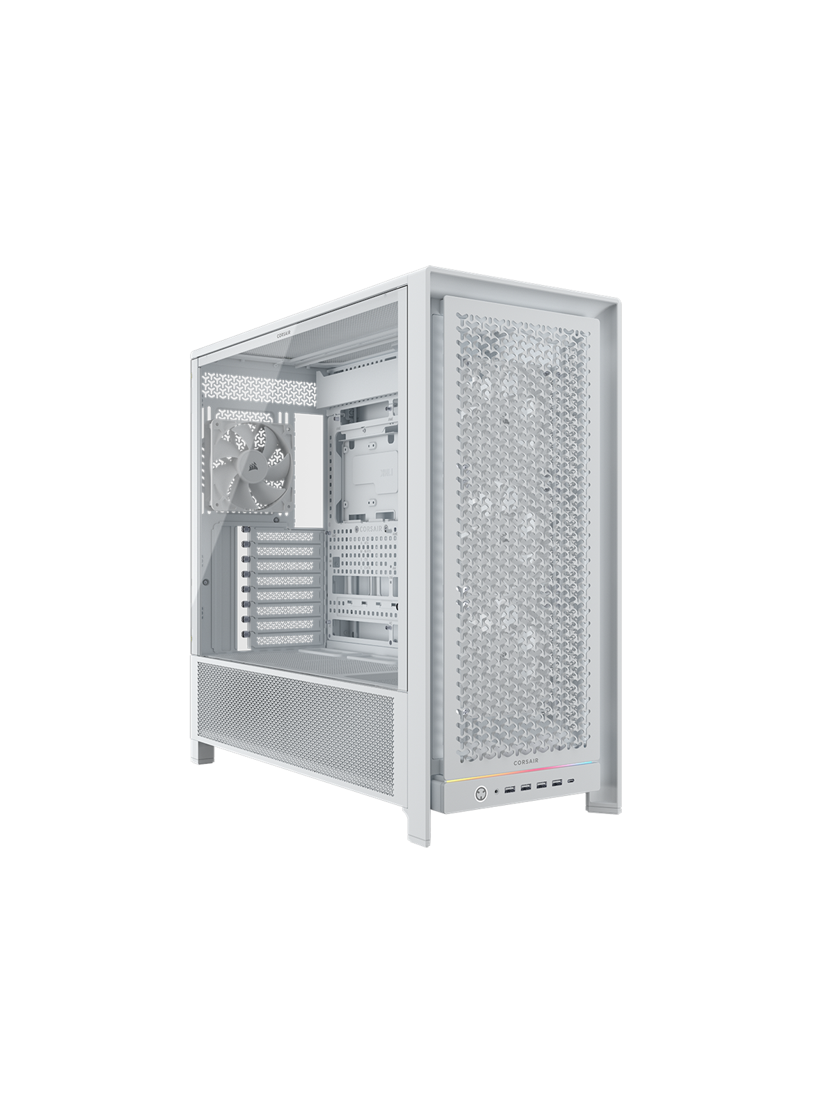 Corsair Frame 5000D RS White - Kabinet - Miditower - Hvid, Kabinet