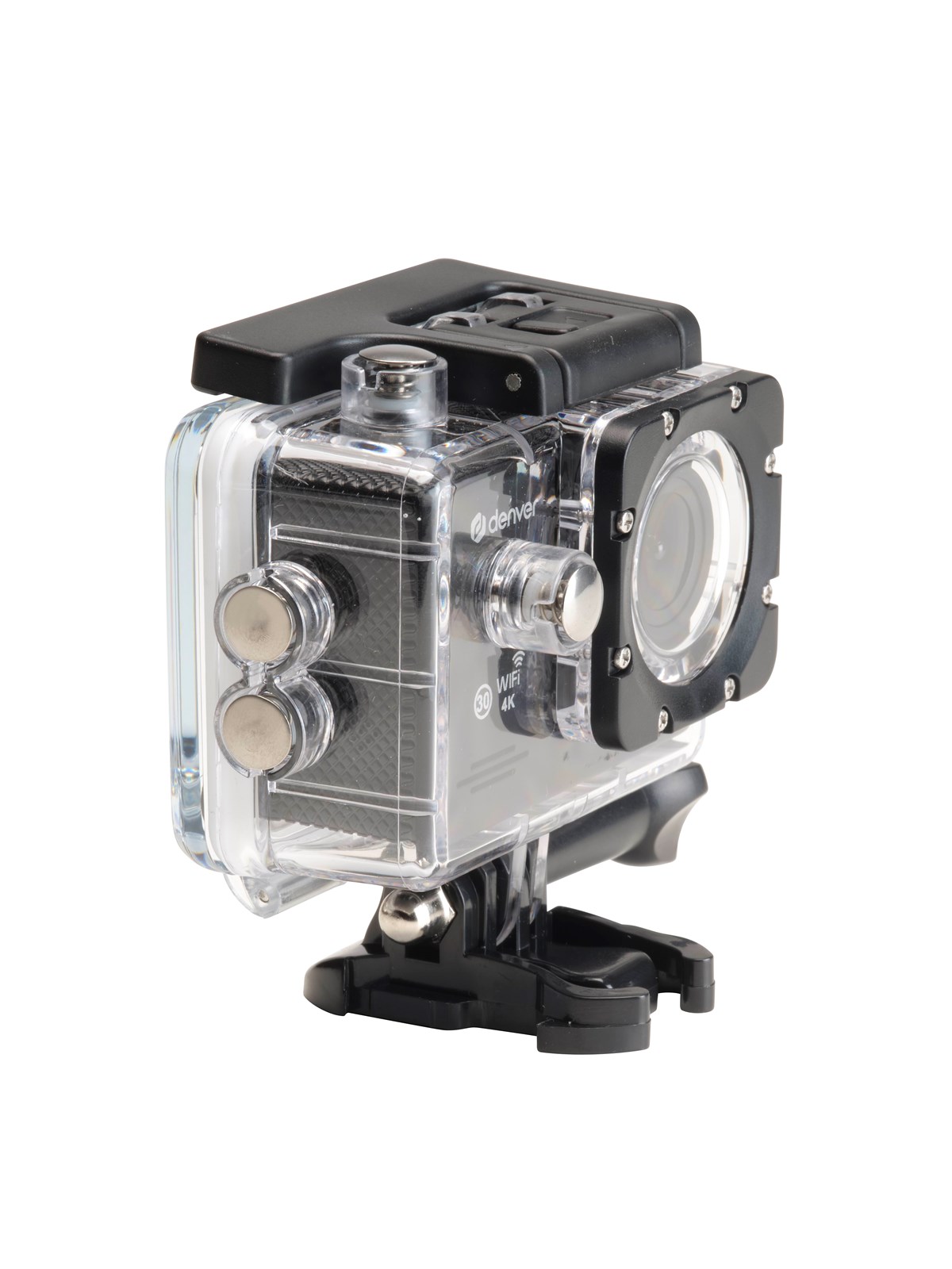 DENVER ACK-8064 - 4K Action Cam with Wi-Fi and LCD Screen, Action Kamera