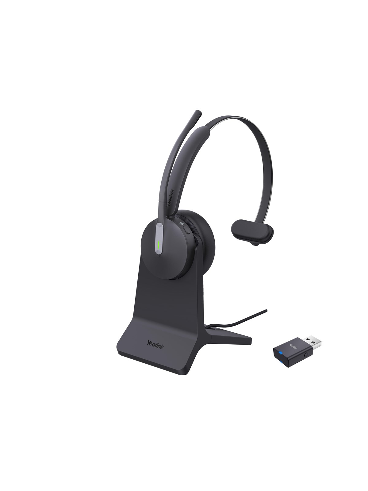 Yealink WH64 Hybrid Mono with Charging Stand Teams, Hovedtelefonerheadset2