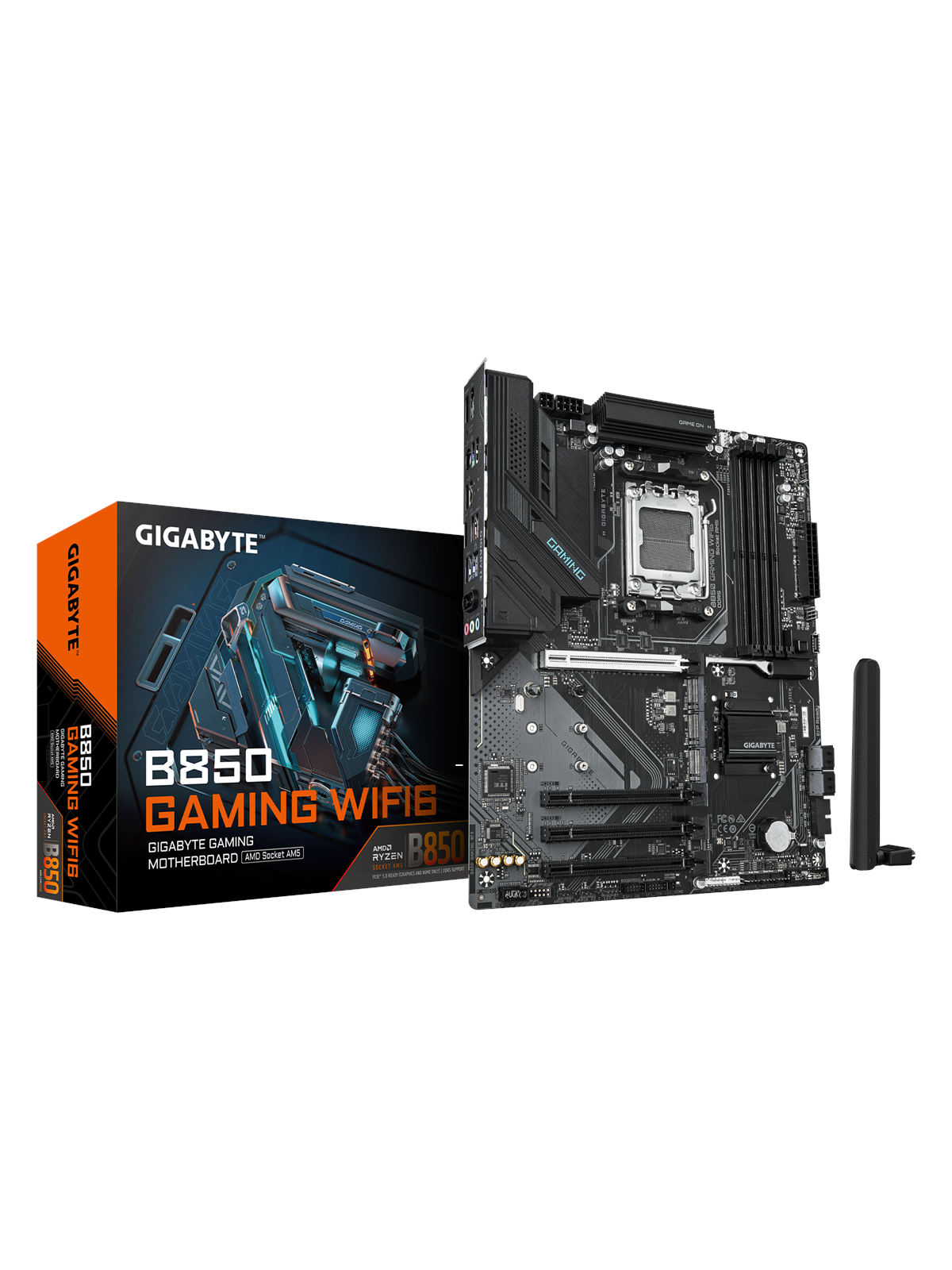 GIGABYTE B850 GAMING WF6 Bundkort - AMD B850 - AMD AM5 socket - DDR5 RAM - ATX