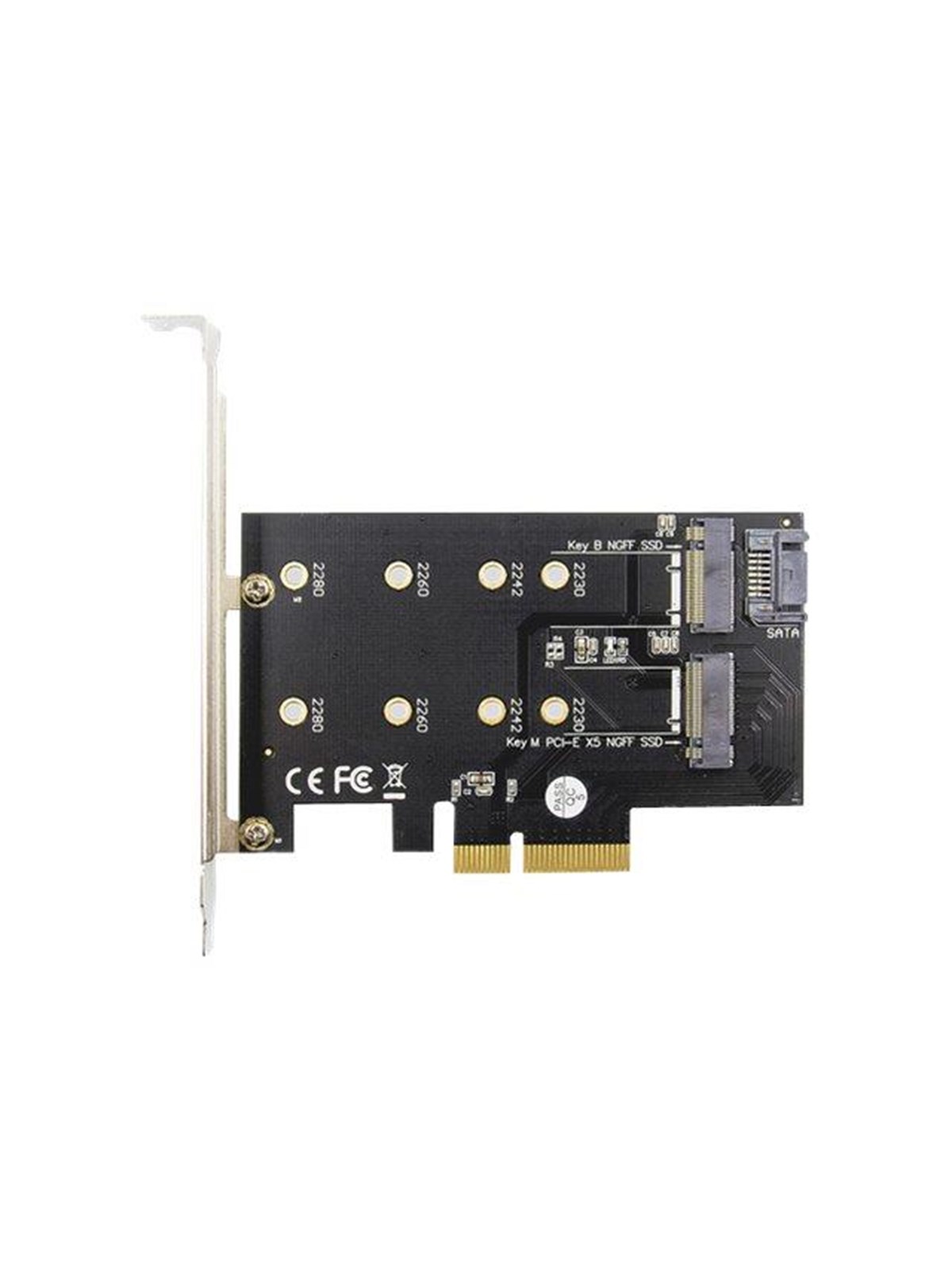 DIGITUS M.2 NGFF/NVMe SSD PCI-Express Add-On, Harddisk Tilbehør