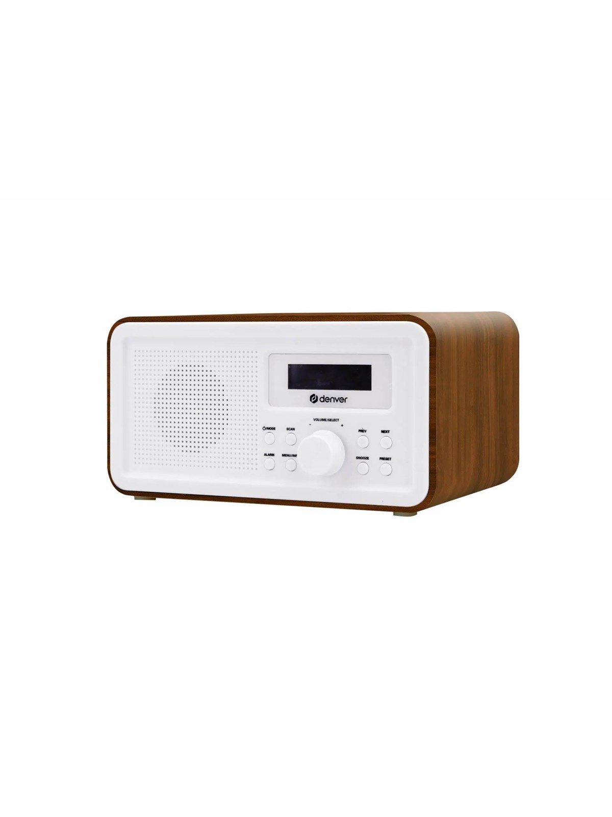DENVER DAB-30DW Dark Wood - DAB+/FM - Mono, Radio