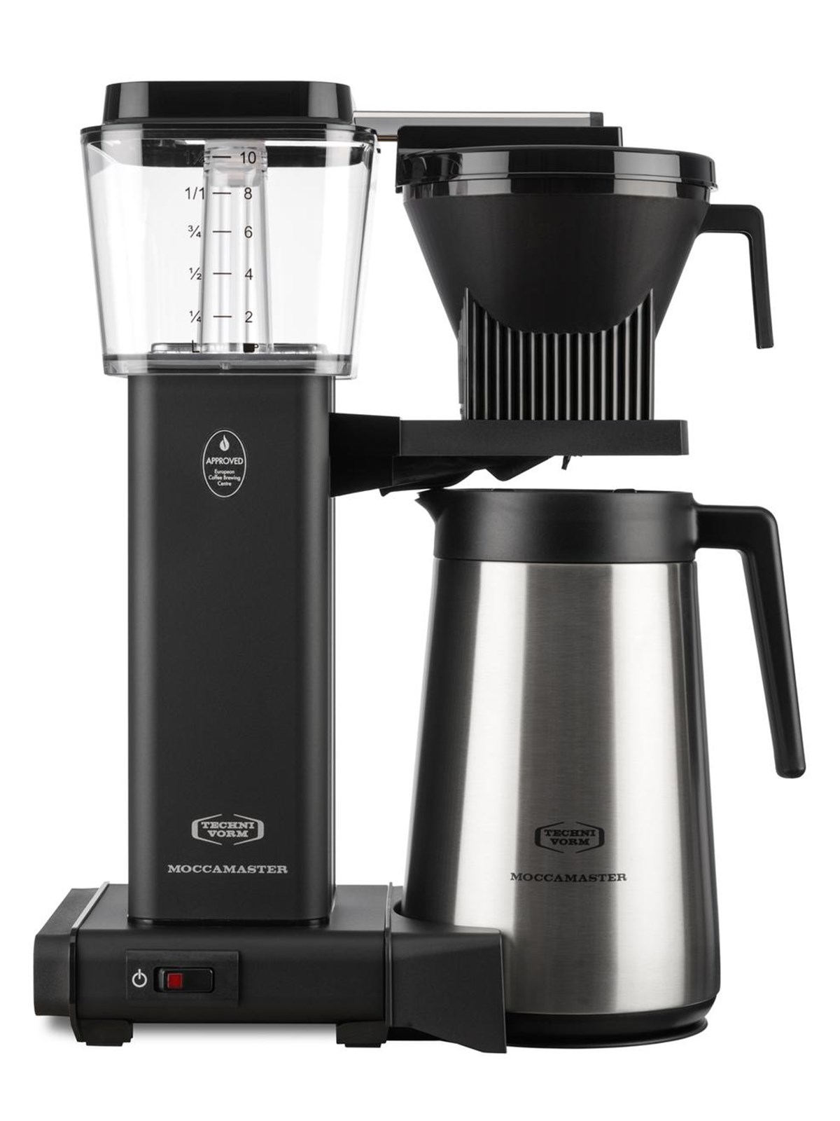 Moccamaster Automatic Thermo - Matt Black, Kaffemaskine