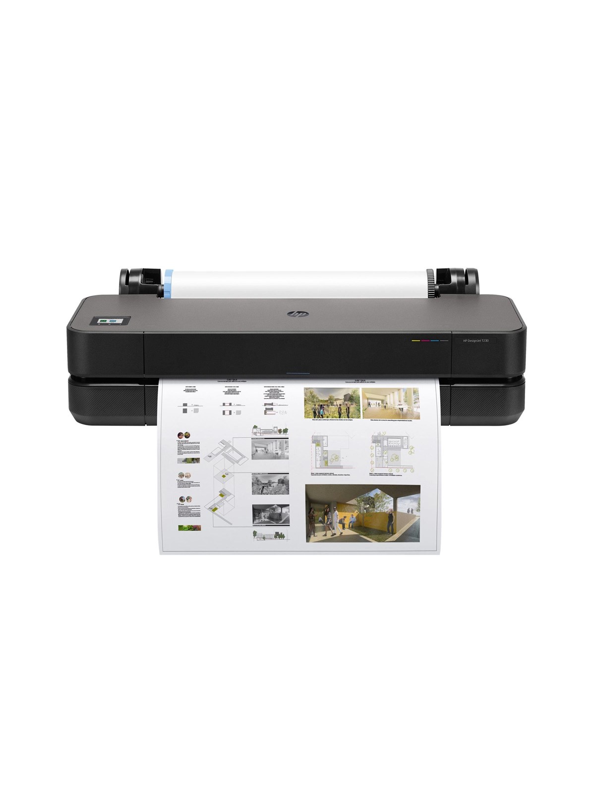 HP Storformatprinter - DesignJet T230 - 2025 Edition - 24" - Color Inkjet - LAN & Wi?Fi - 4-farvet